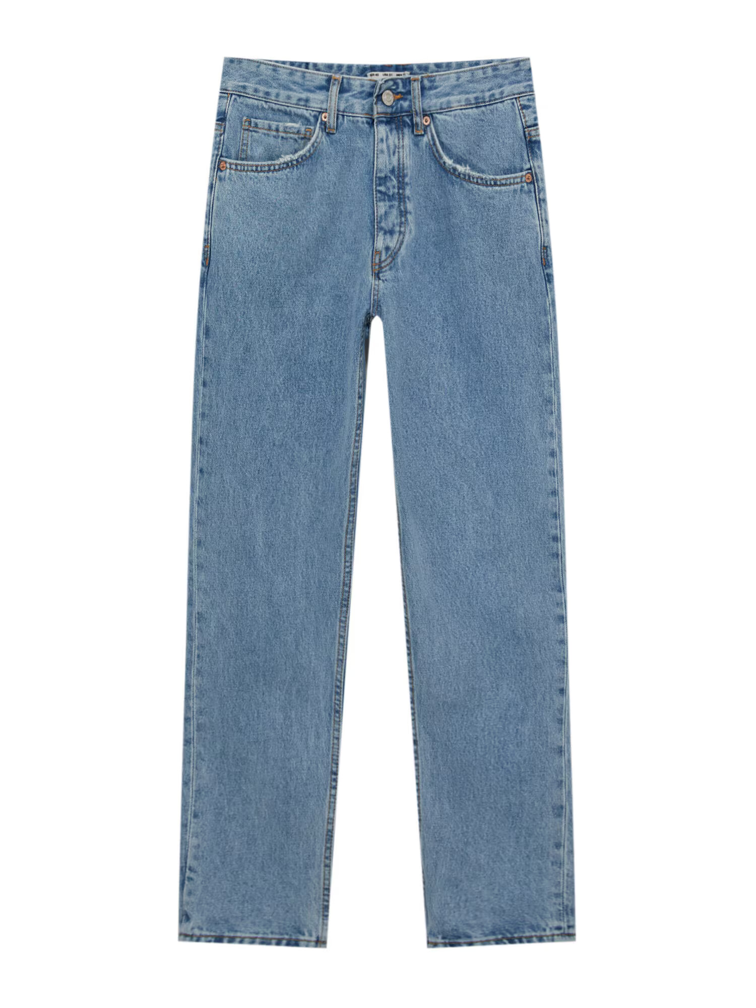 Pull&Bear Kavbojke moder denim - Pepit.si