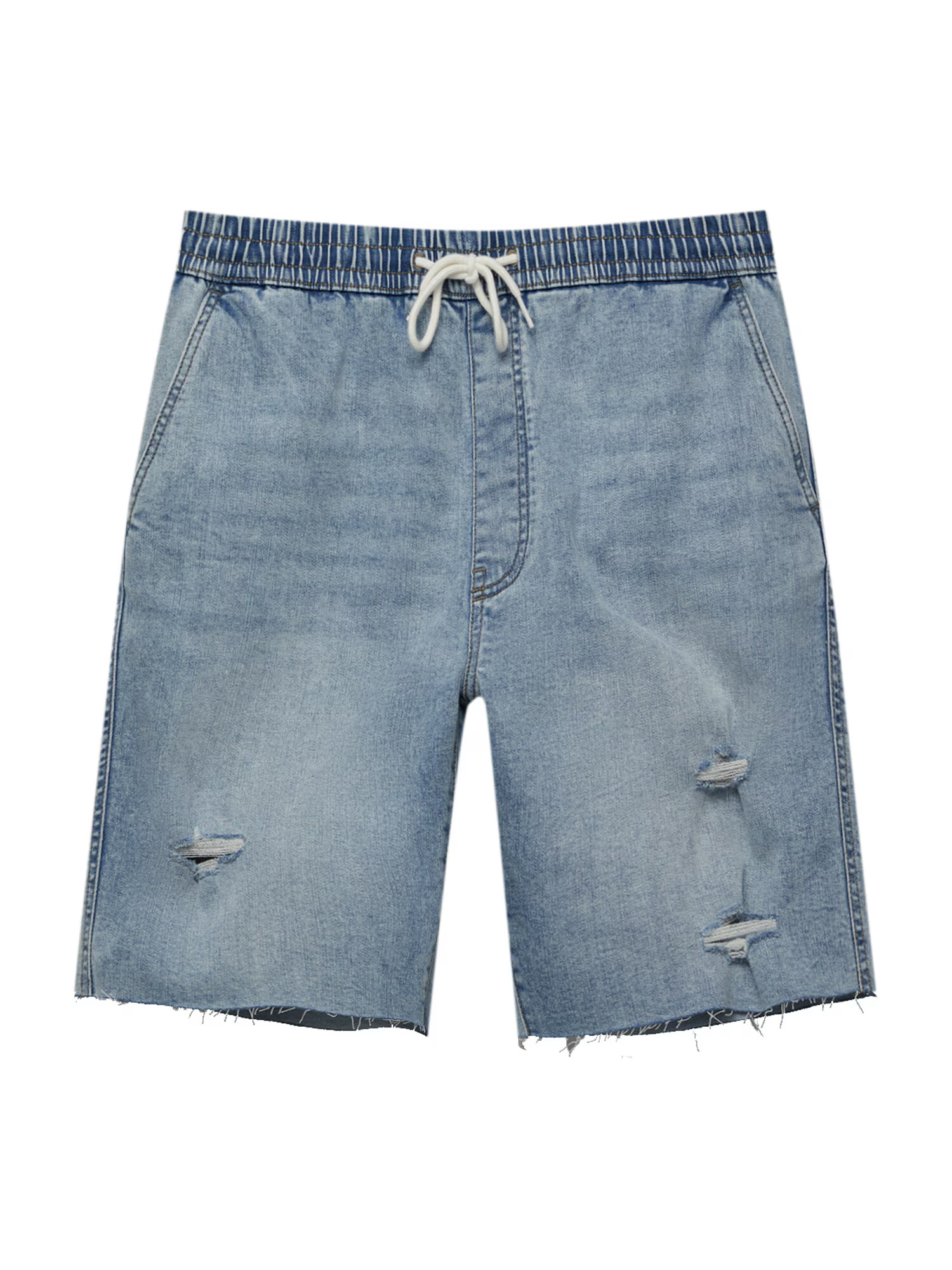 Pull&Bear Kavbojke moder denim - Pepit.si