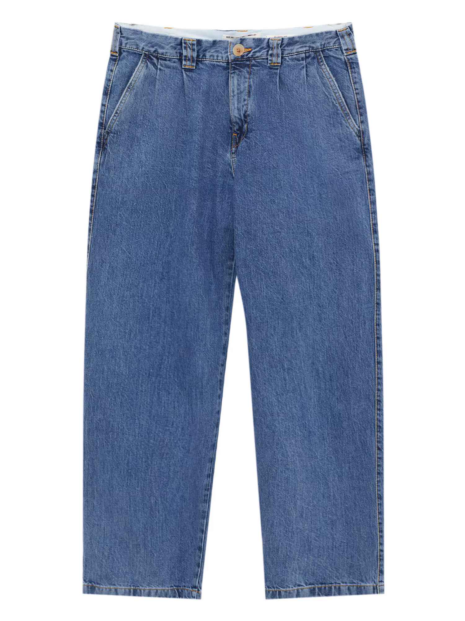 Pull&Bear Kavbojke moder denim - Pepit.si