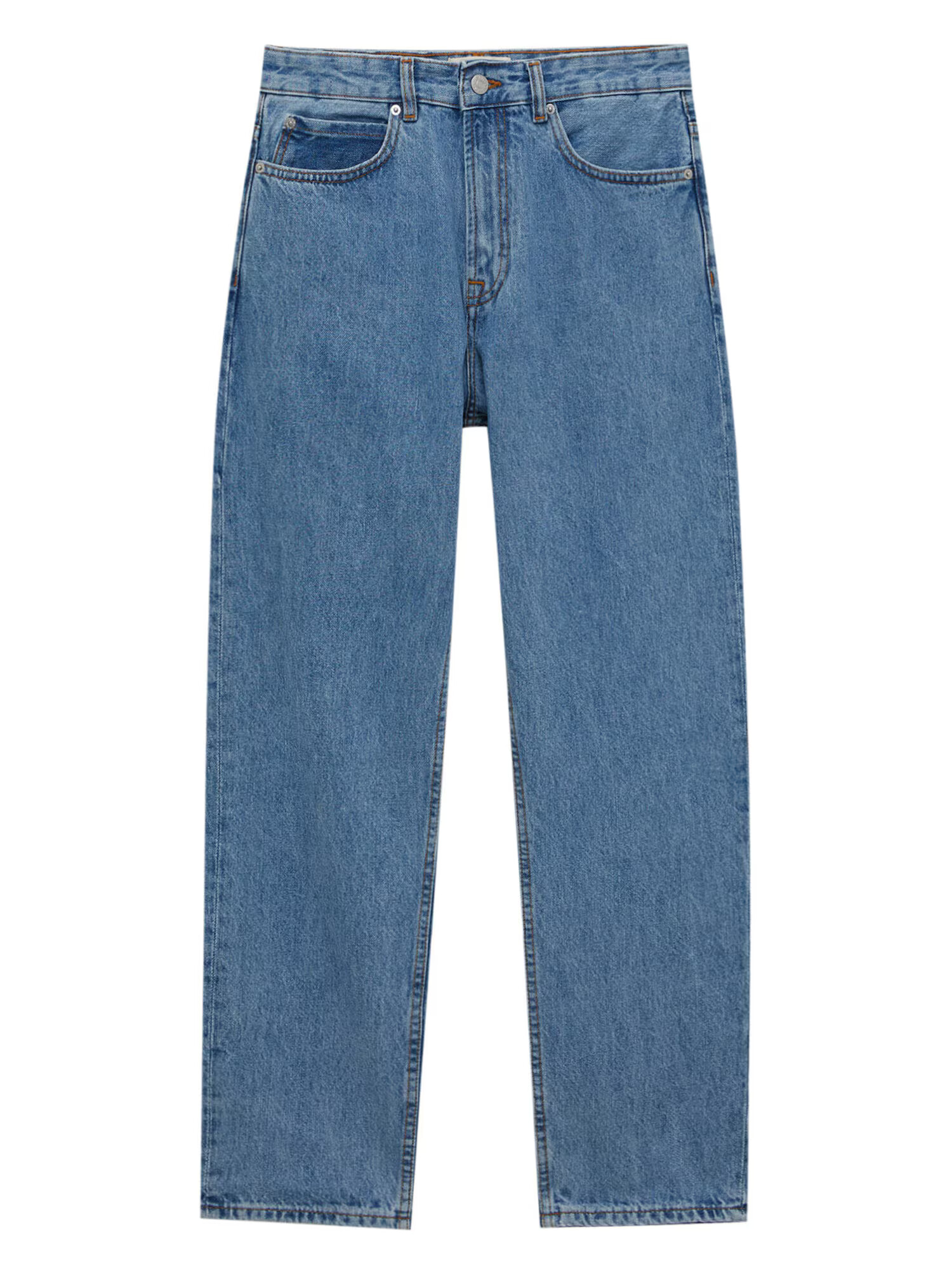 Pull&Bear Kavbojke moder denim - Pepit.si