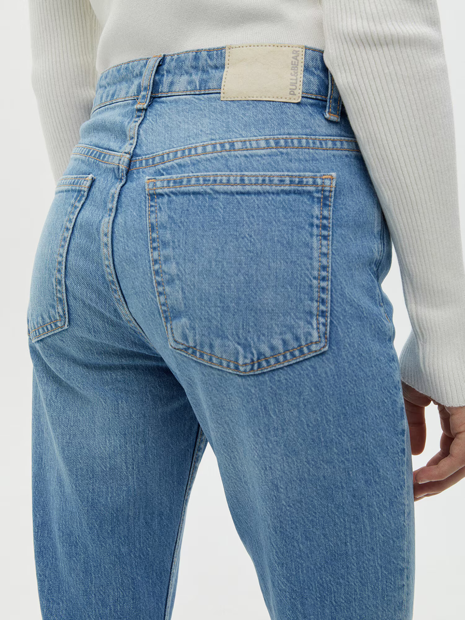 Pull&Bear Kavbojke moder denim - Pepit.si