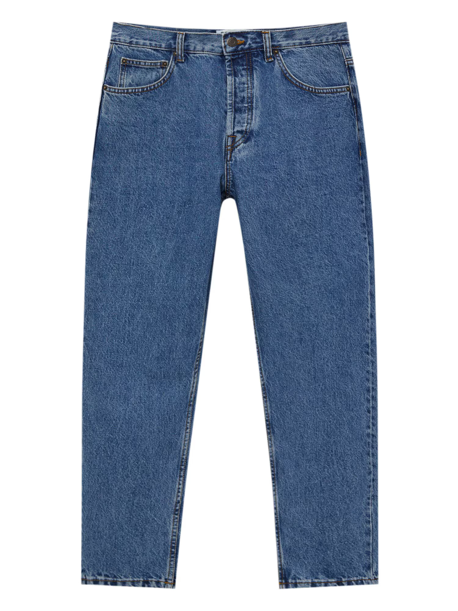 Pull&Bear Kavbojke moder denim - Pepit.si