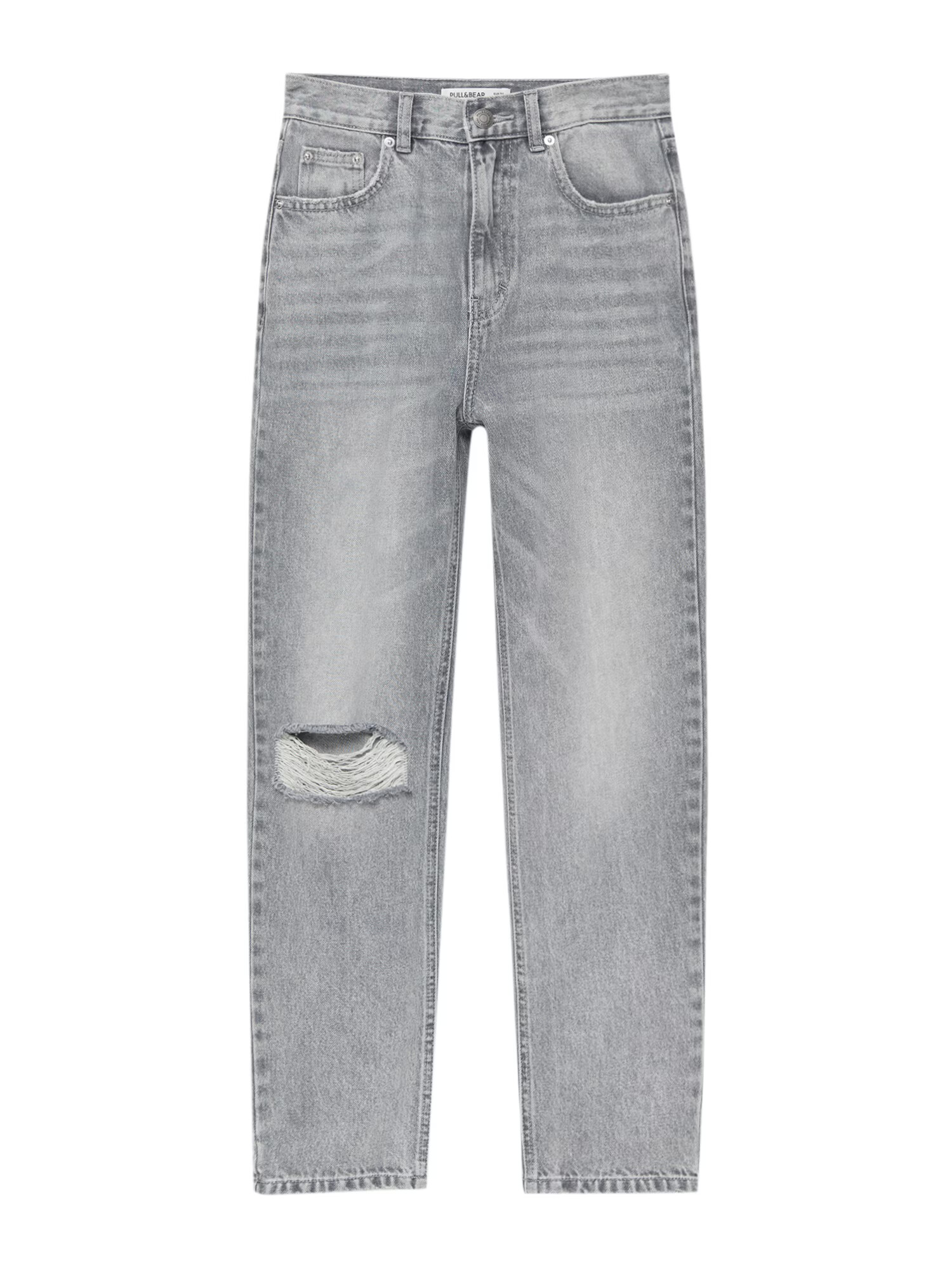 Pull&Bear Kavbojke siv denim - Pepit.si