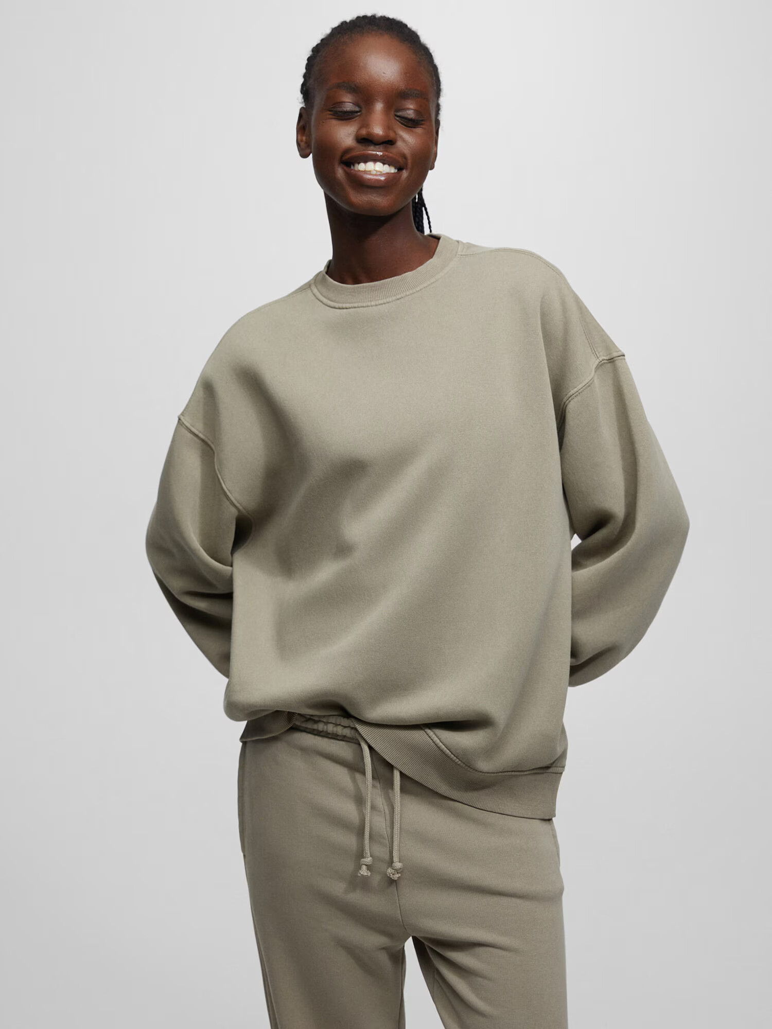 Pull&Bear Majica temno bež - Pepit.si