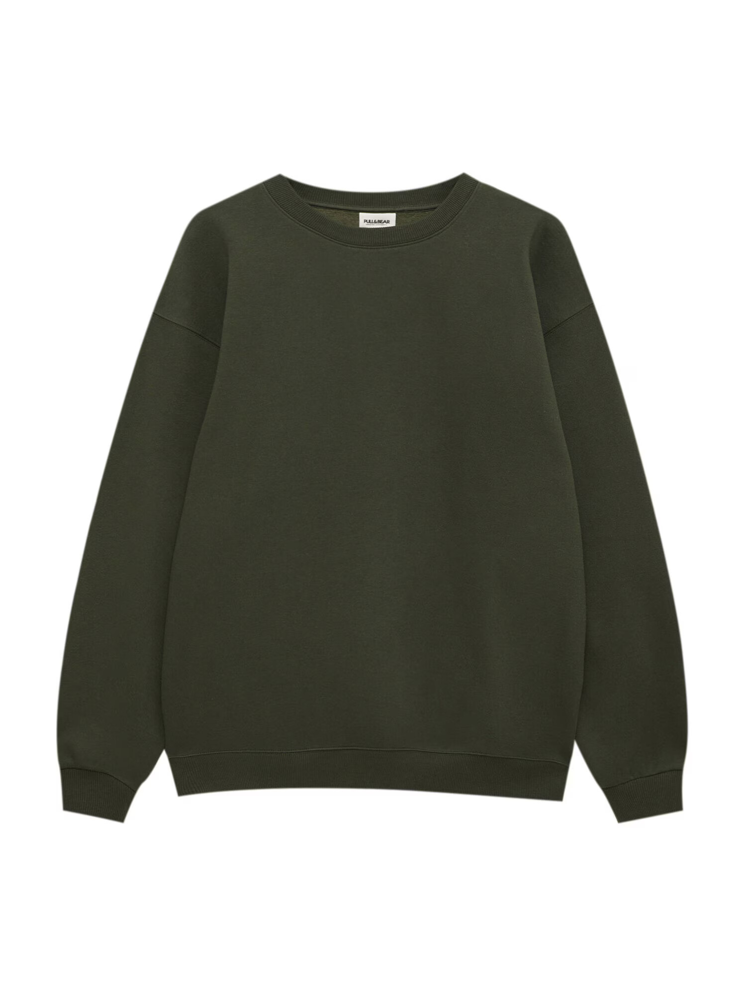 Pull&Bear Majica temno zelena - Pepit.si