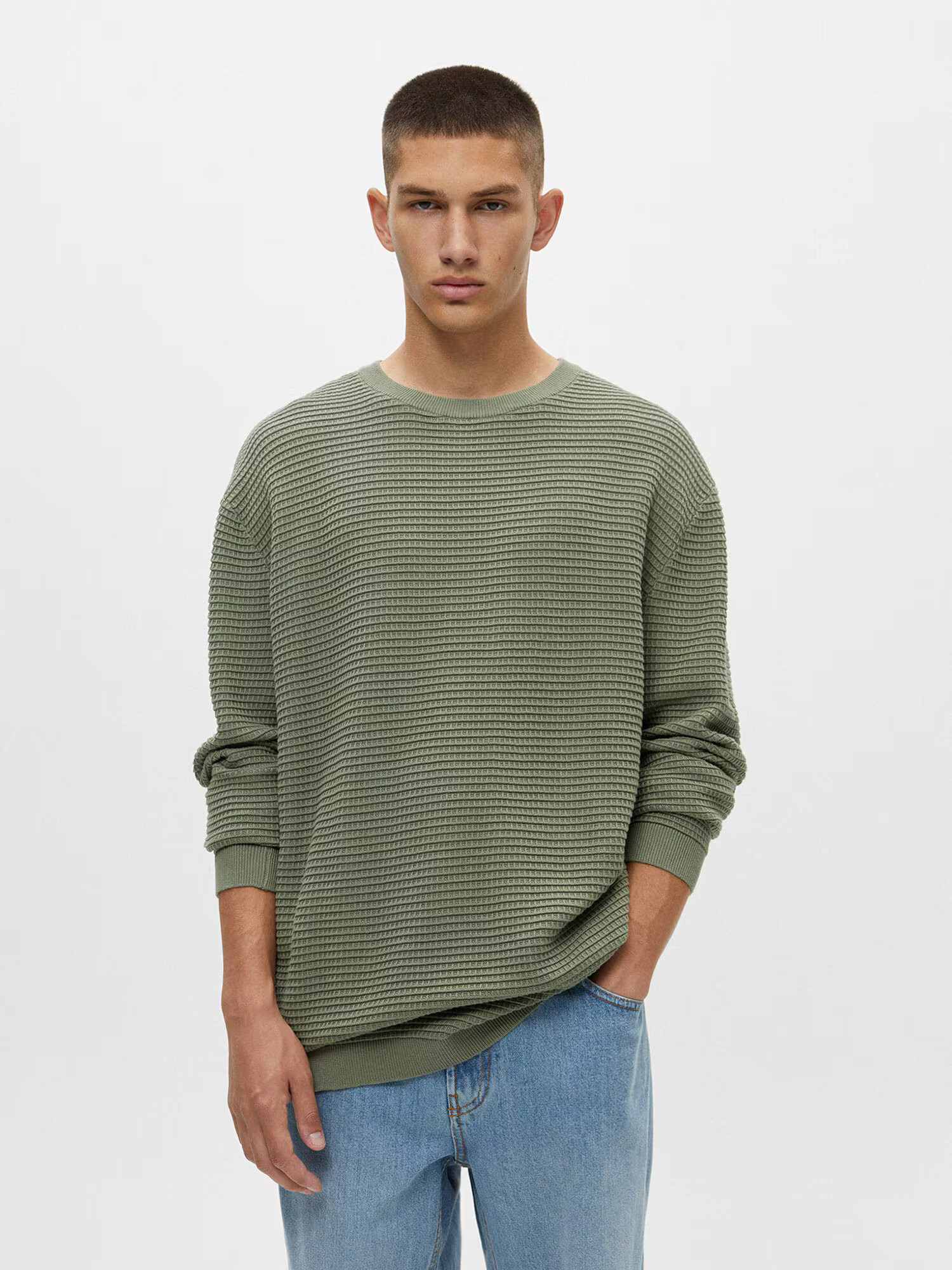 Pull&Bear Majica zelena - Pepit.si