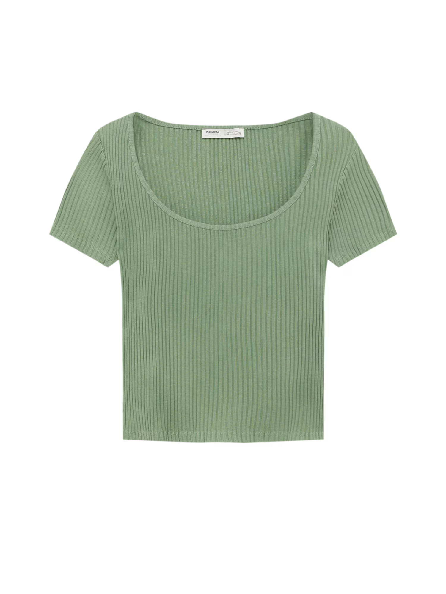 Pull&Bear Majica zelena - Pepit.si