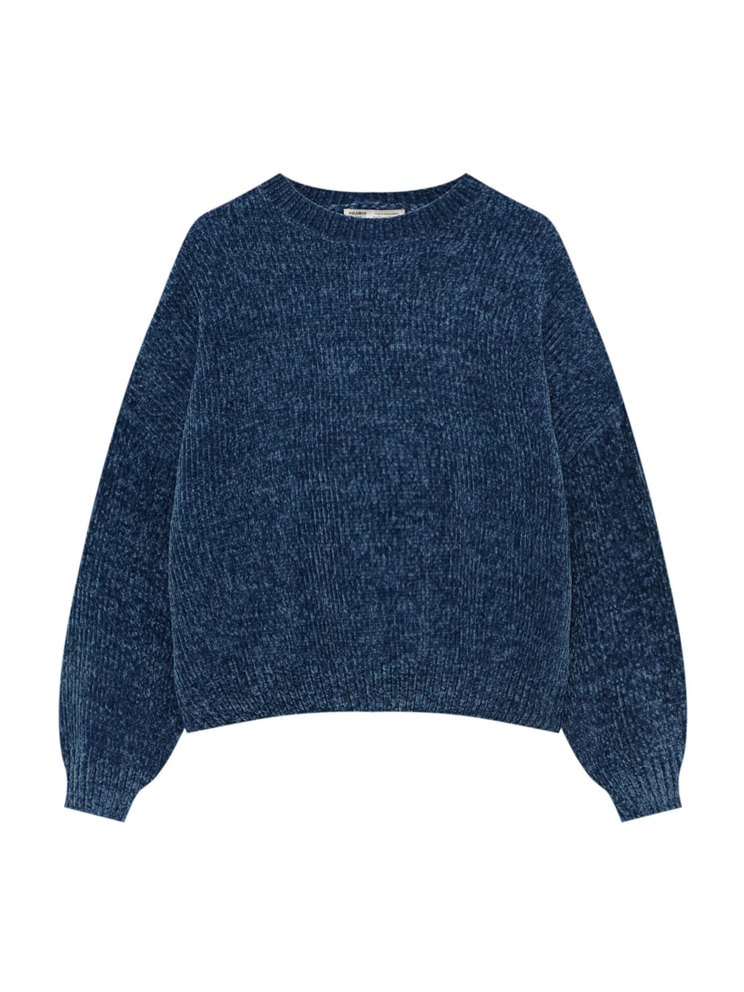 Pull&Bear Pulover temno modra - Pepit.si