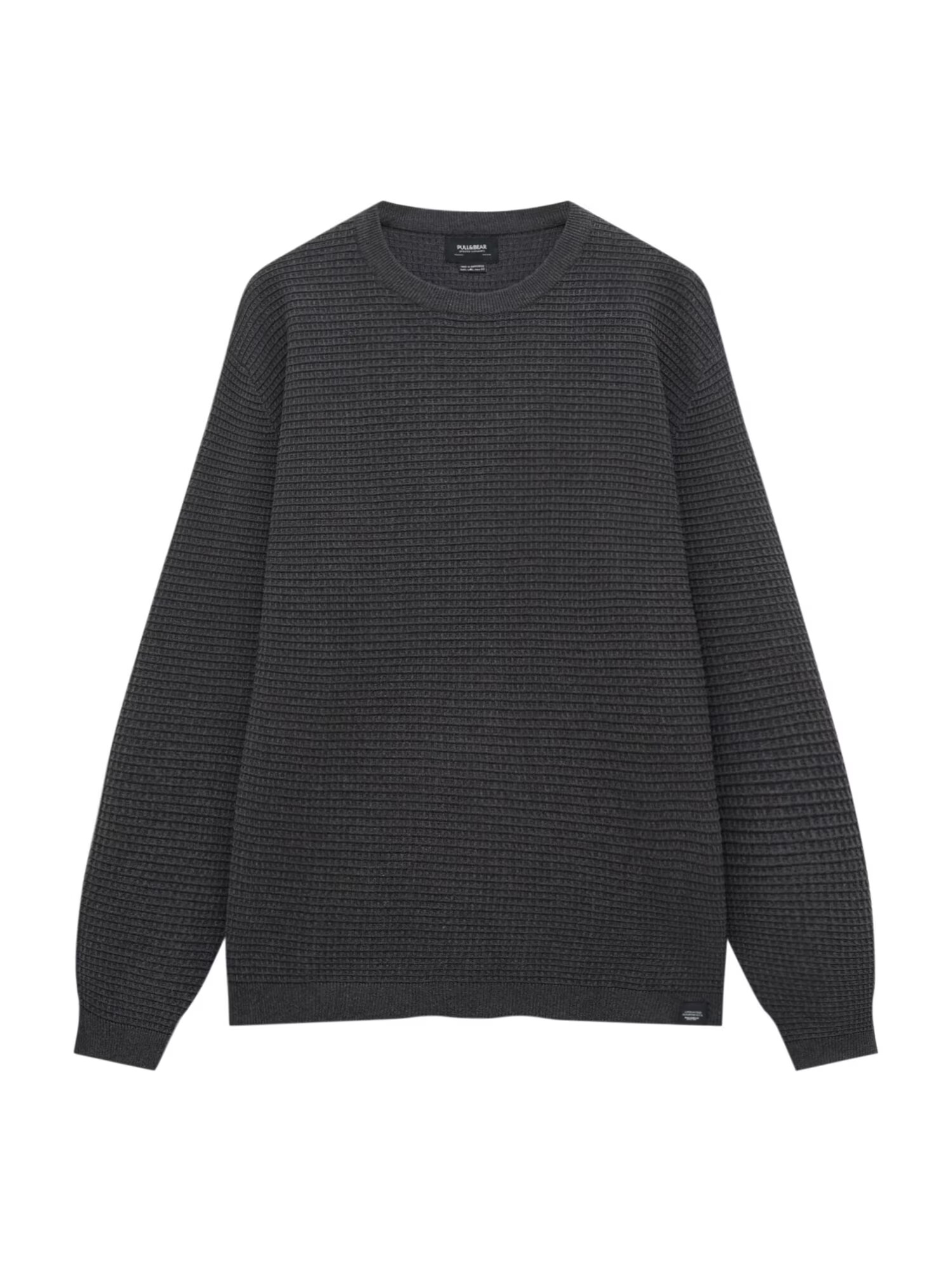 Pull&Bear Pulover temno siva - Pepit.si