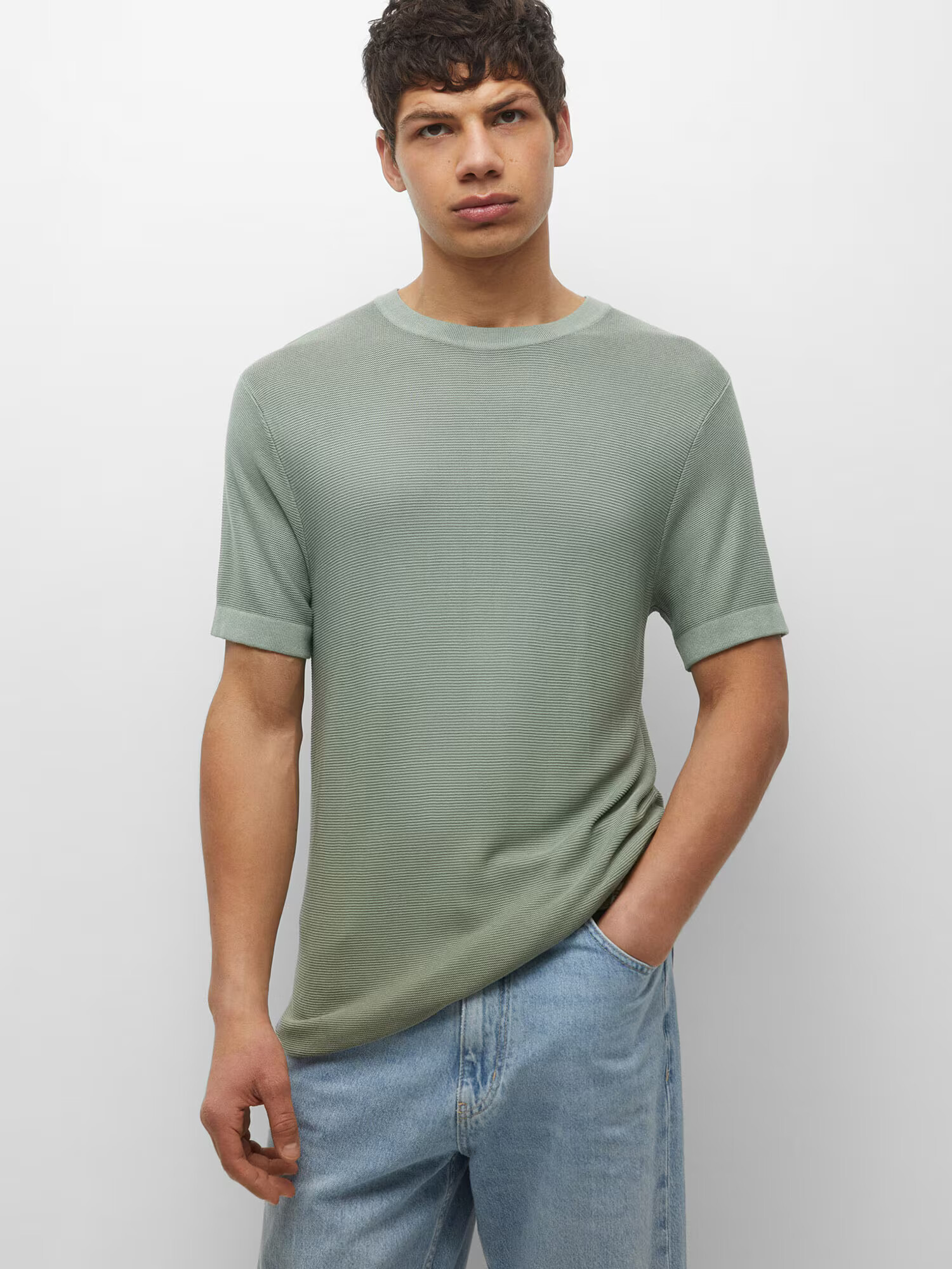 Pull&Bear Majica zelena - Pepit.si