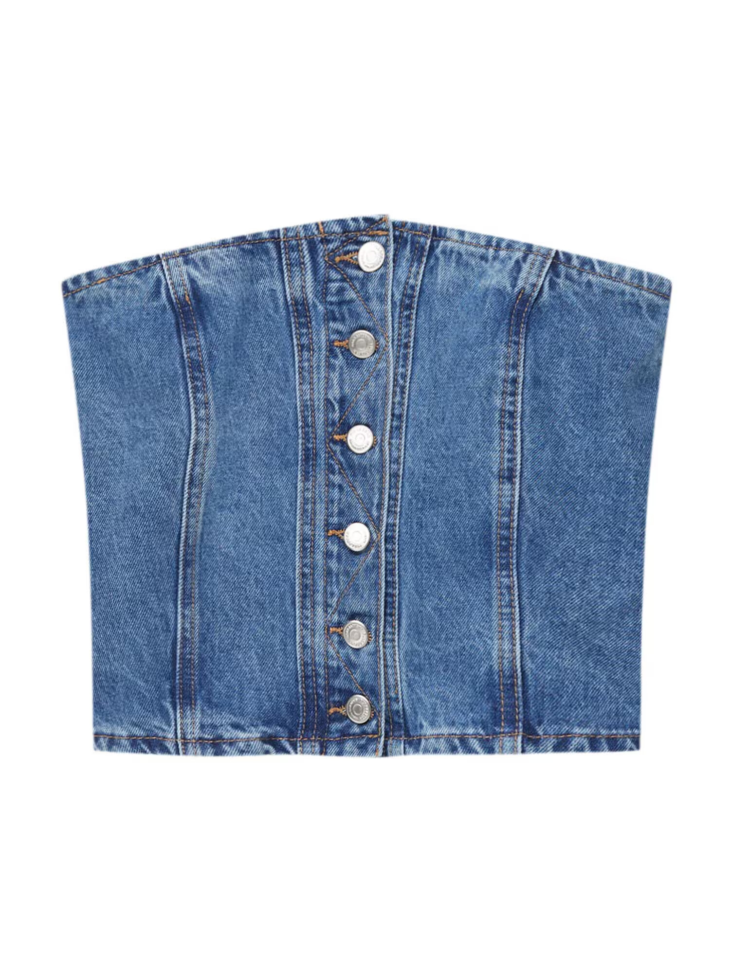 Pull&Bear Top moder denim - Pepit.si