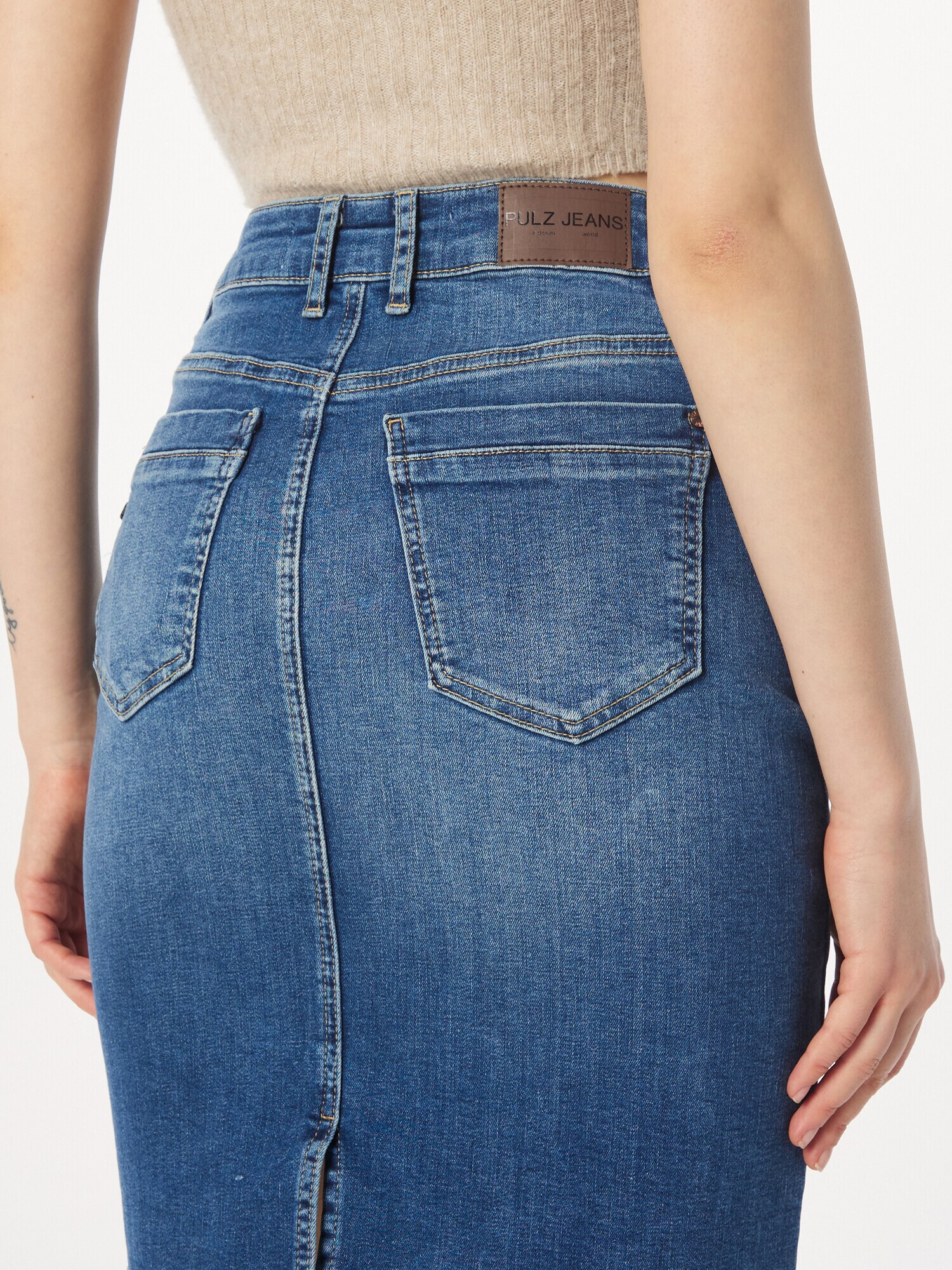 PULZ Jeans Krilo 'TENNA' moder denim - Pepit.si