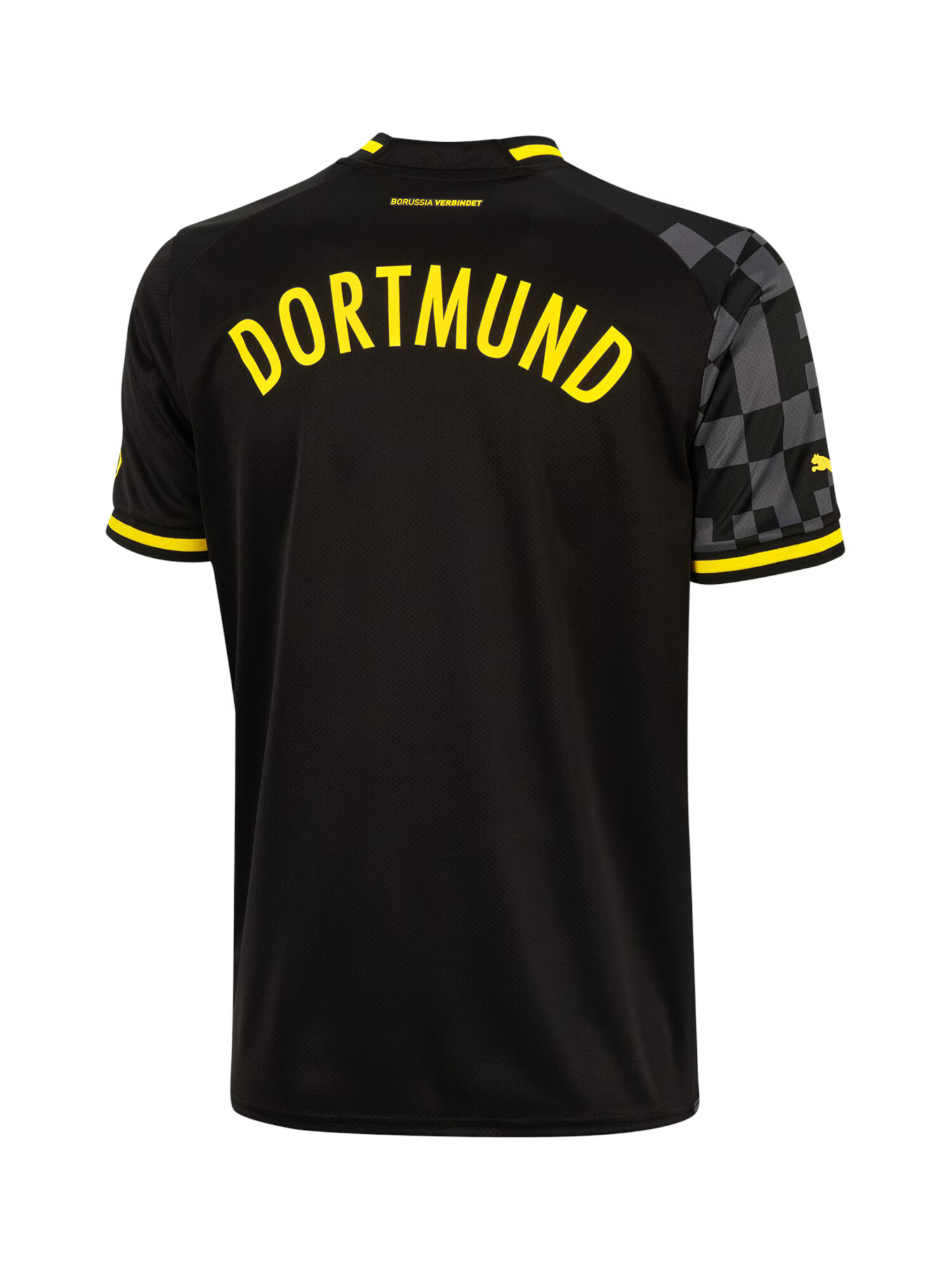 PUMA Funkcionalna majica 'Borussia Dortmund 22/23' neonsko rumena / siva / črna / bela - Pepit.si