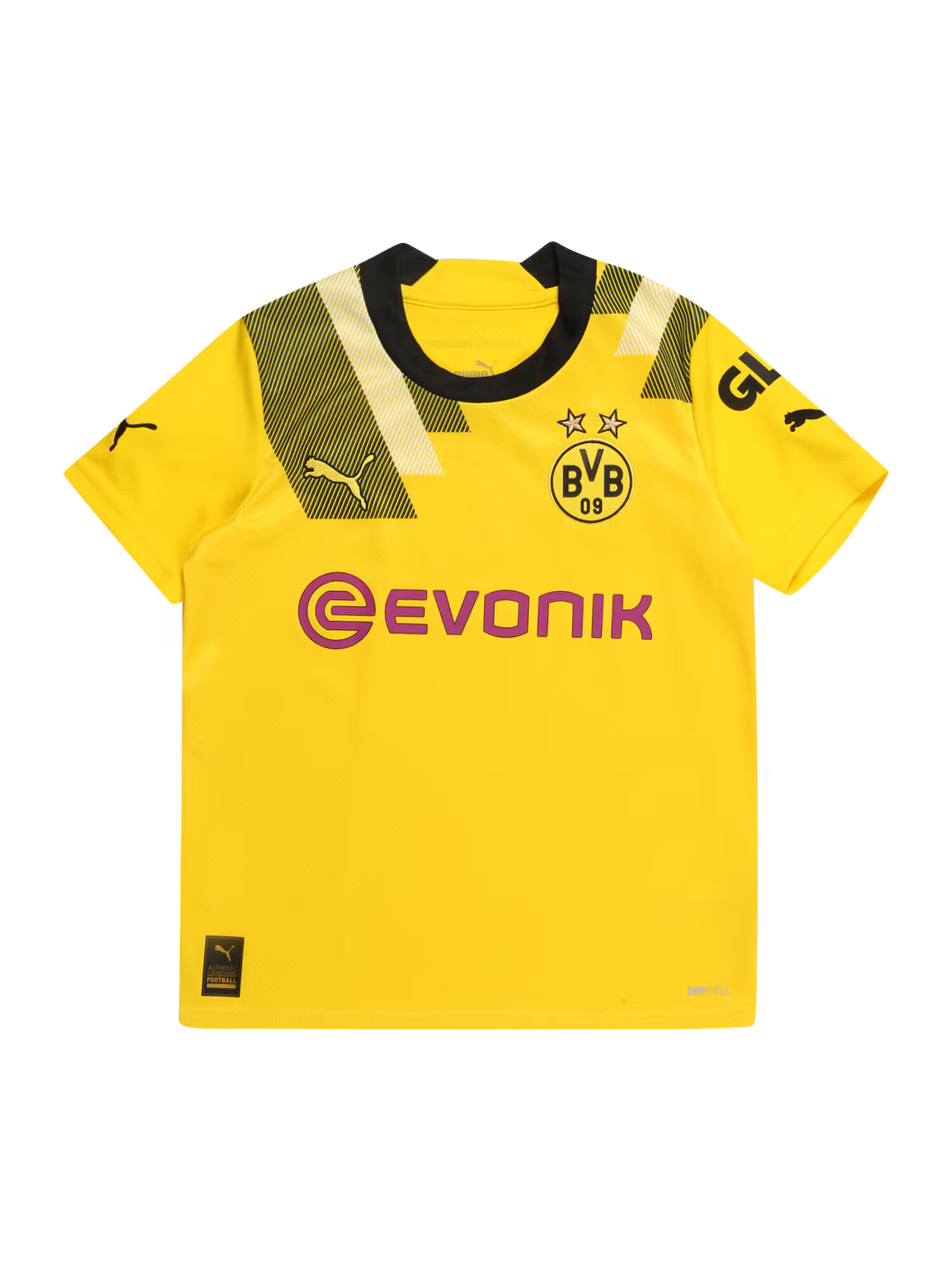 PUMA Funkcionalna majica 'Borussia Dortmund 22/23' zlato-rumena / rdeča / črna / bela - Pepit.si