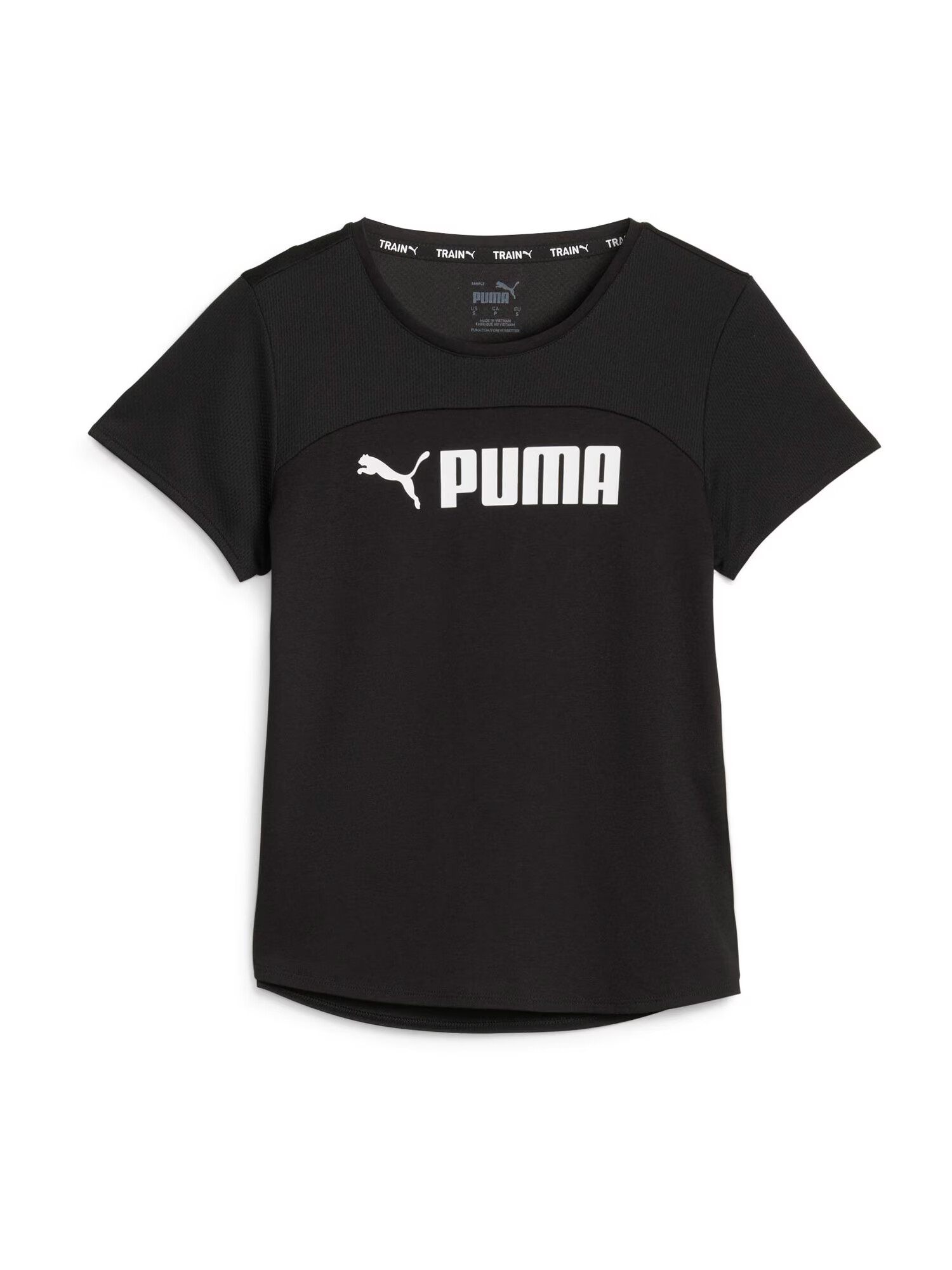 PUMA Funkcionalna majica črna / bela - Pepit.si