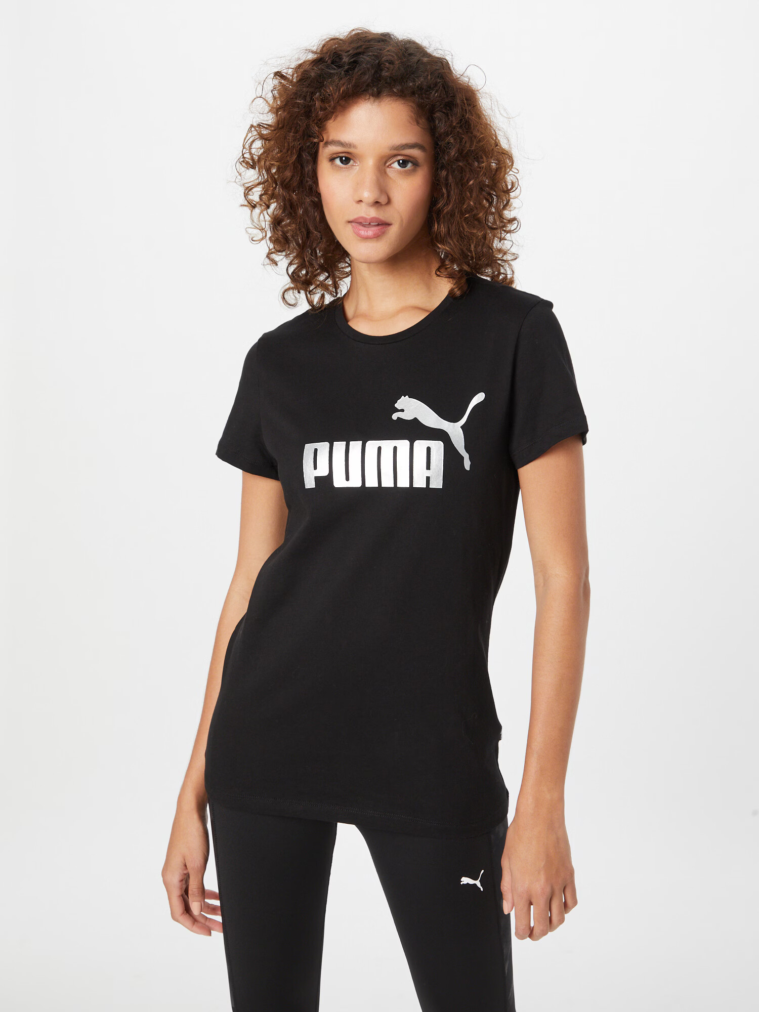 PUMA Funkcionalna majica črna / bela - Pepit.si