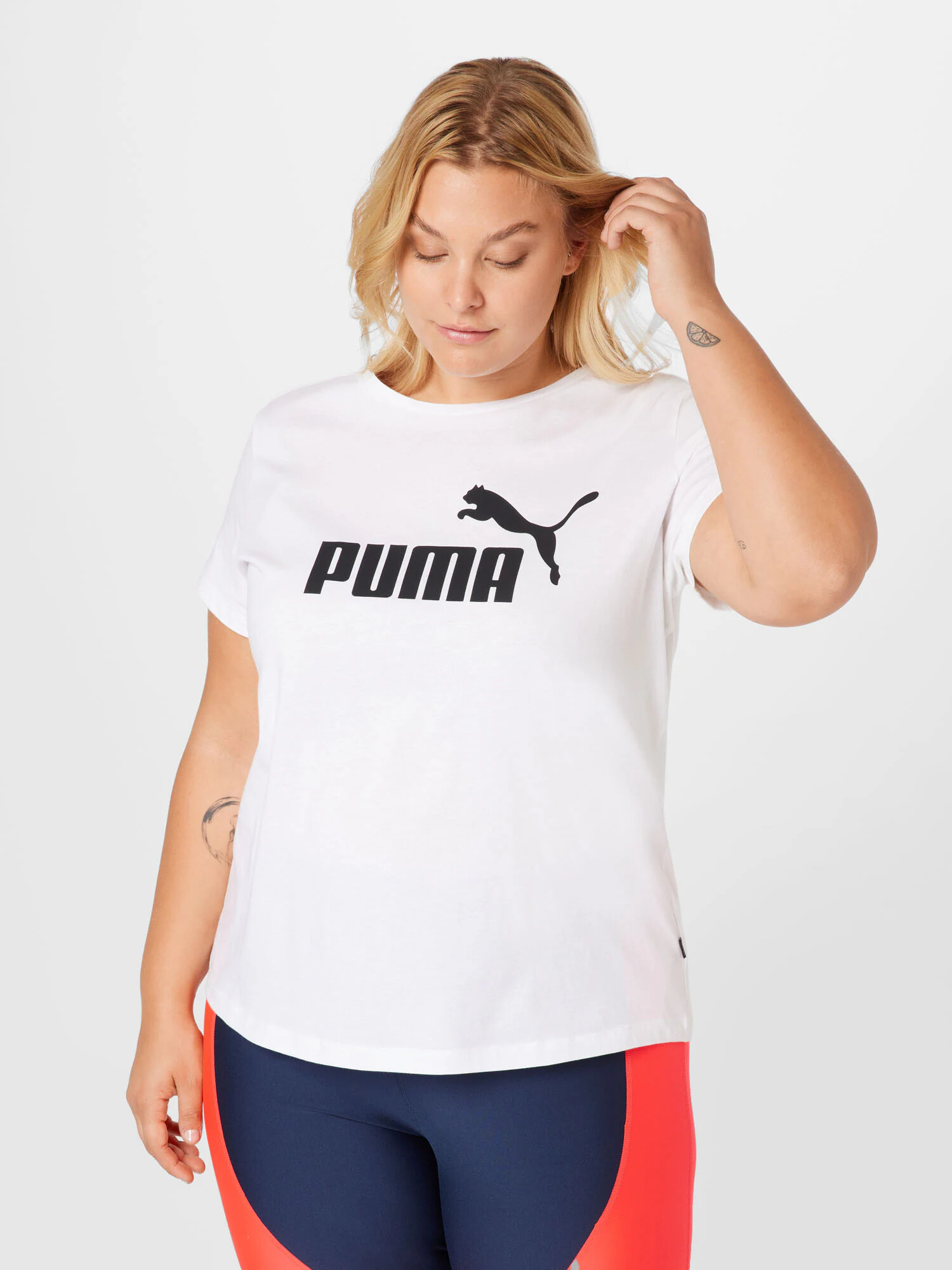 PUMA Funkcionalna majica črna / bela - Pepit.si