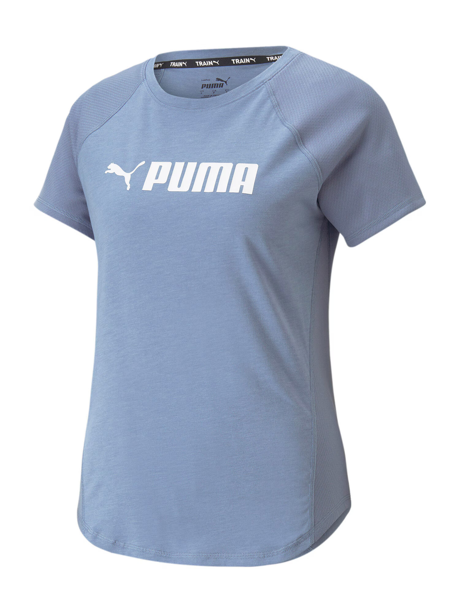 PUMA Funkcionalna majica dimno modra / bela - Pepit.si