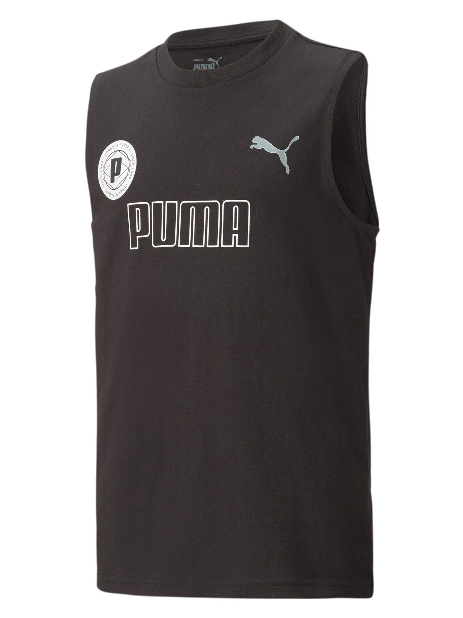 PUMA Funkcionalna majica dimno-siva / črna / bela - Pepit.si