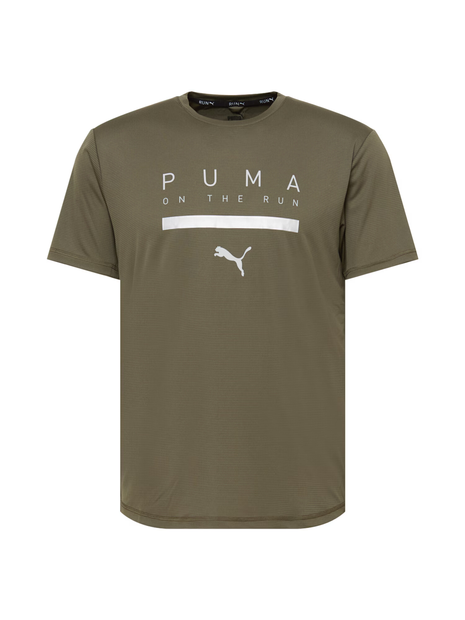 PUMA Funkcionalna majica kaki / bela - Pepit.si