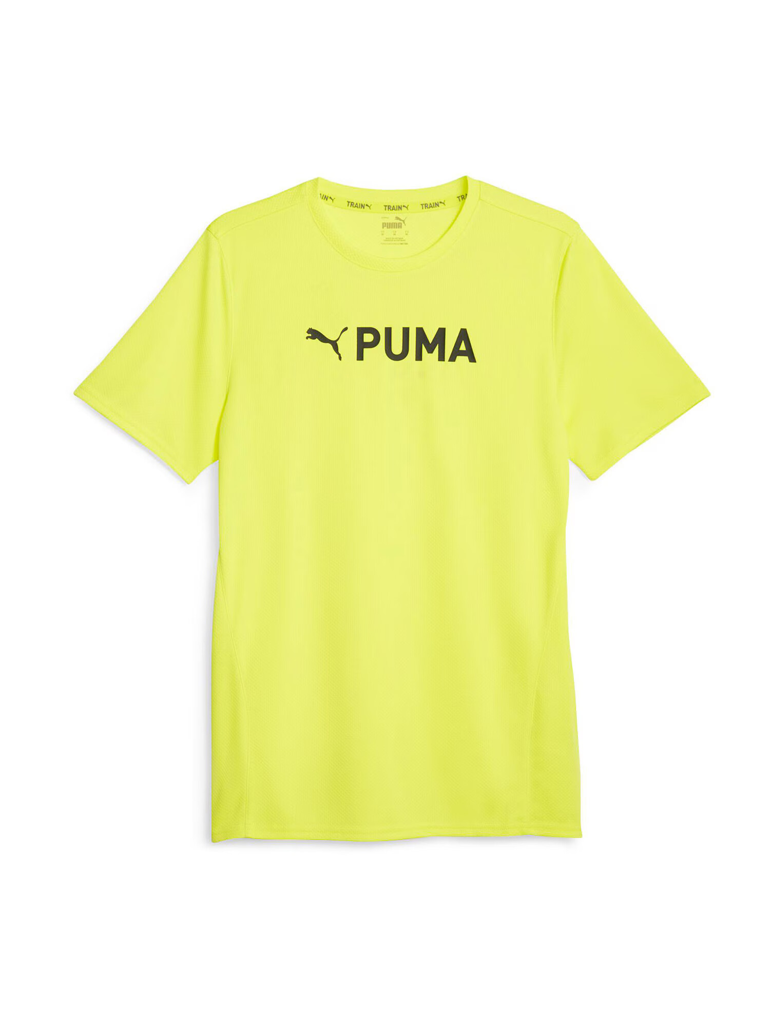 PUMA Funkcionalna majica rumena / črna - Pepit.si