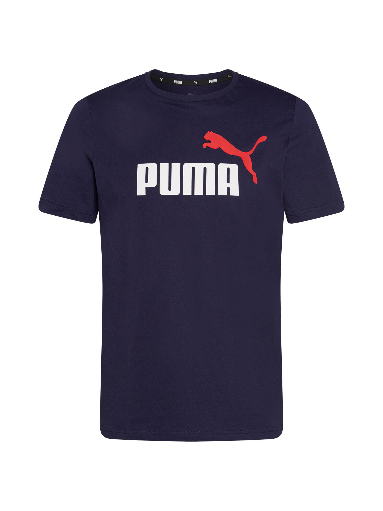 PUMA Funkcionalna majica temno modra / bela / rdeča - Pepit.si