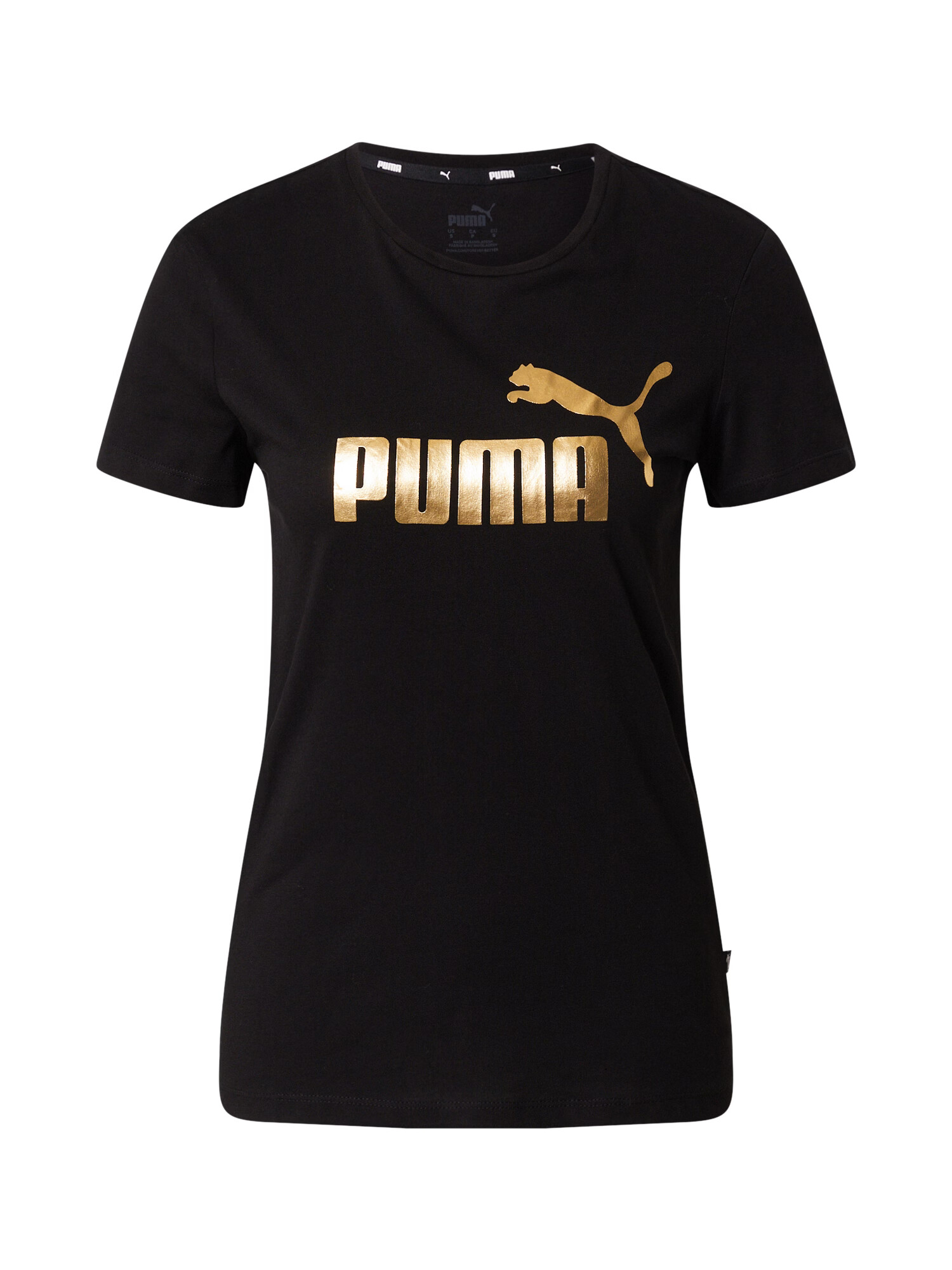 PUMA Funkcionalna majica zlata / črna - Pepit.si