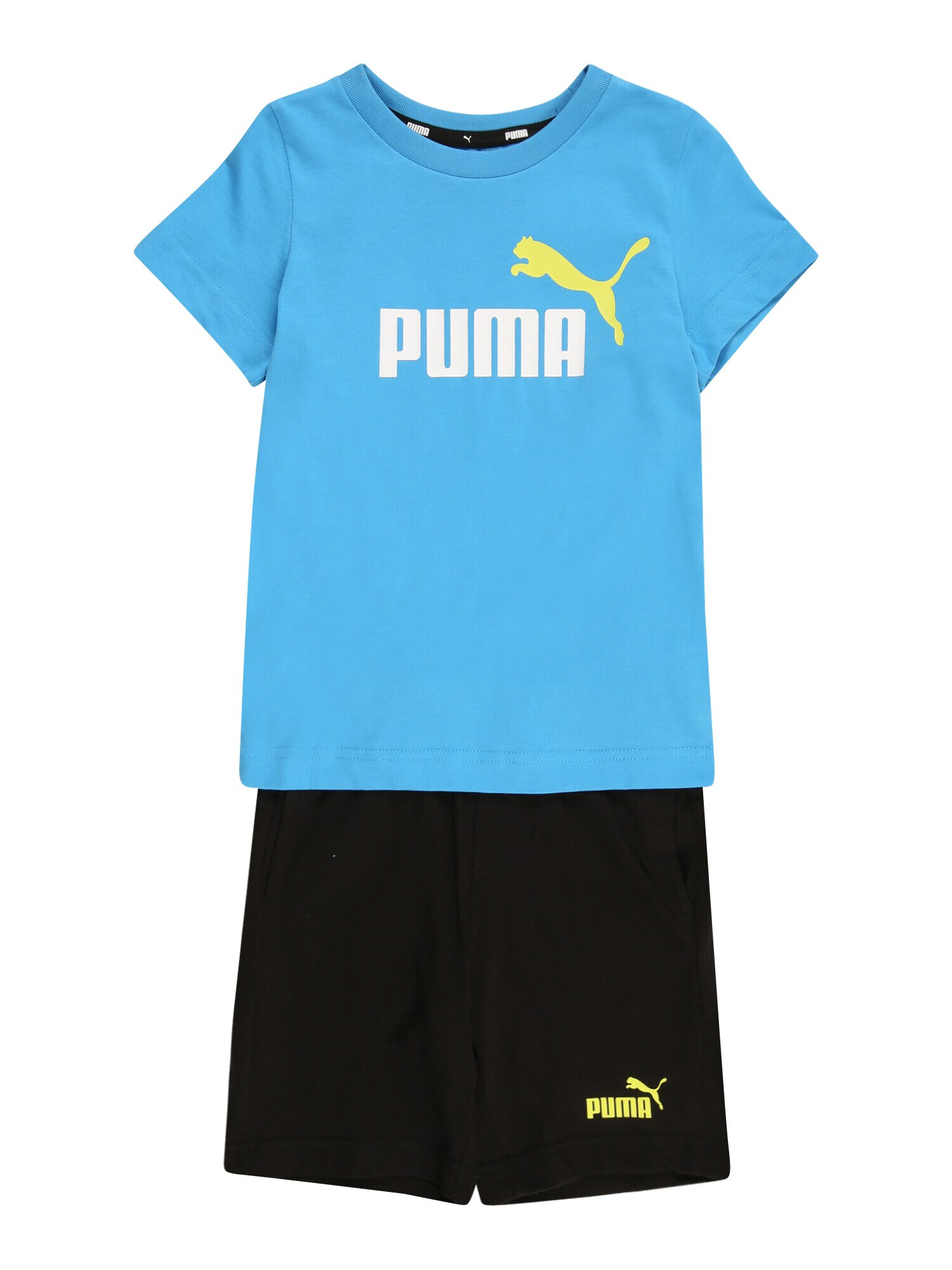 PUMA Trenirka za tek neonsko modra / apno / črna / bela - Pepit.si