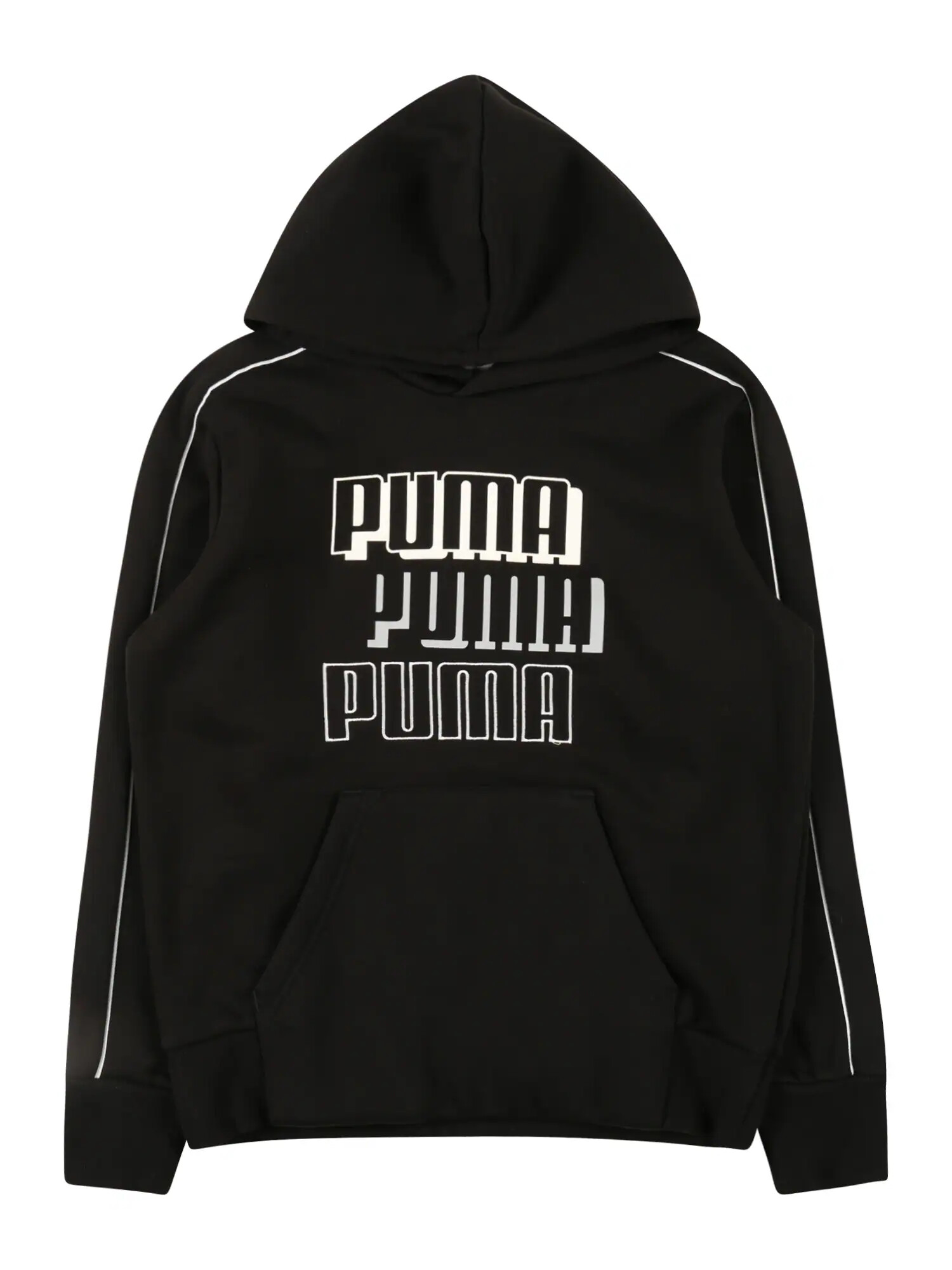 PUMA Majica 'Alpha' črna / bela - Pepit.si