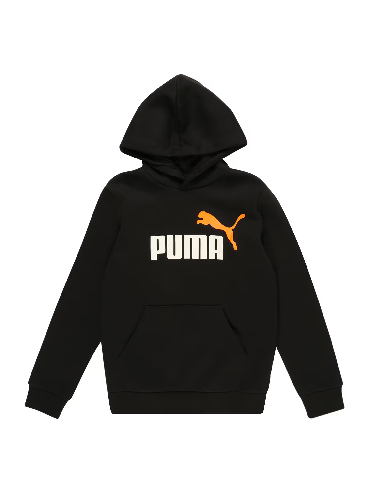 PUMA Majica črna / bela / neonsko oranžna - Pepit.si