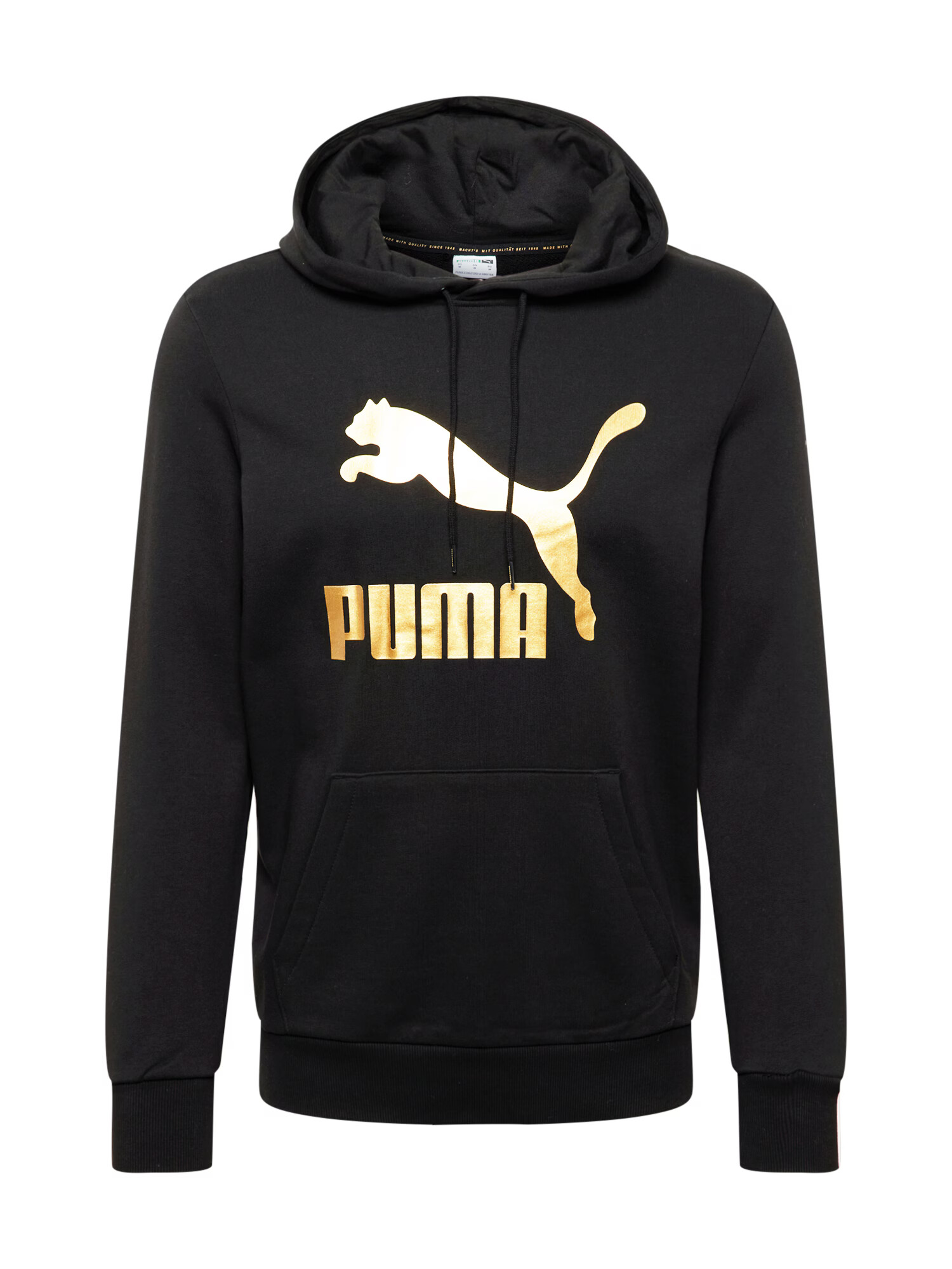 PUMA Majica črna / zlata - Pepit.si