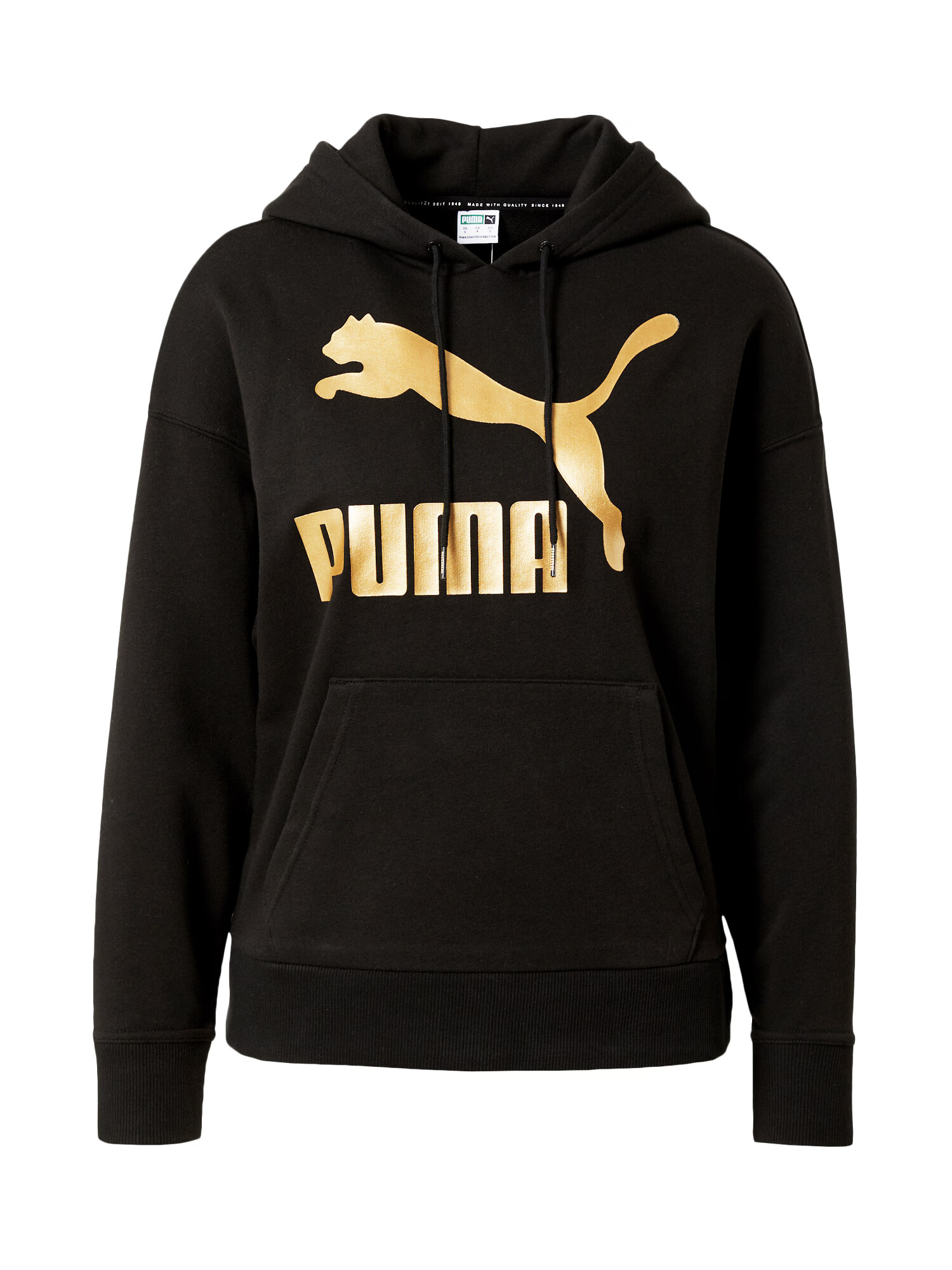 PUMA Majica črna / zlata - Pepit.si