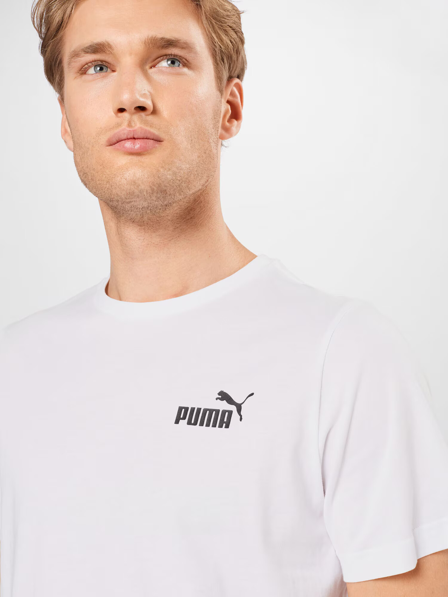 PUMA Majica črna / bela - Pepit.si