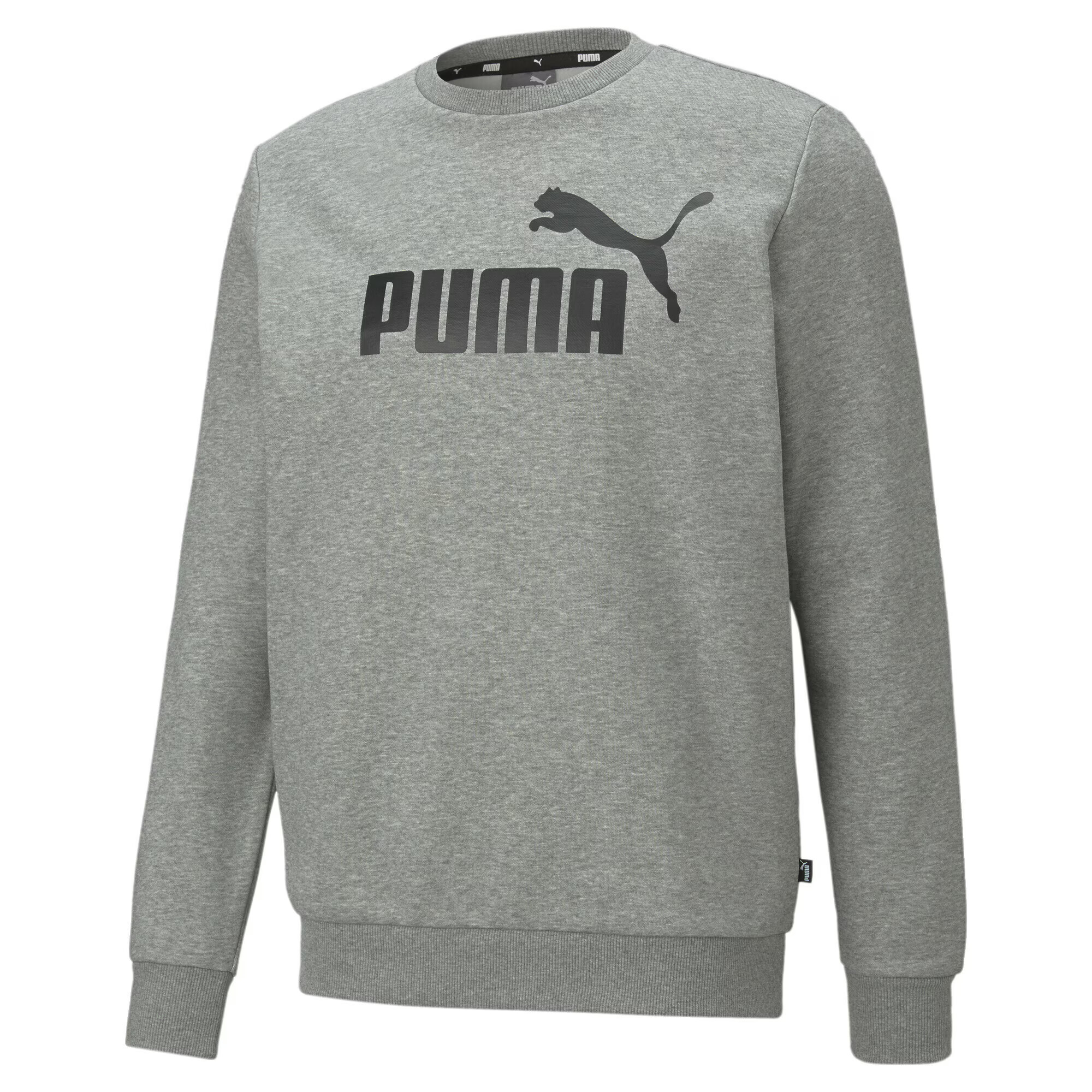 PUMA Športna majica pegasto siva / črna - Pepit.si