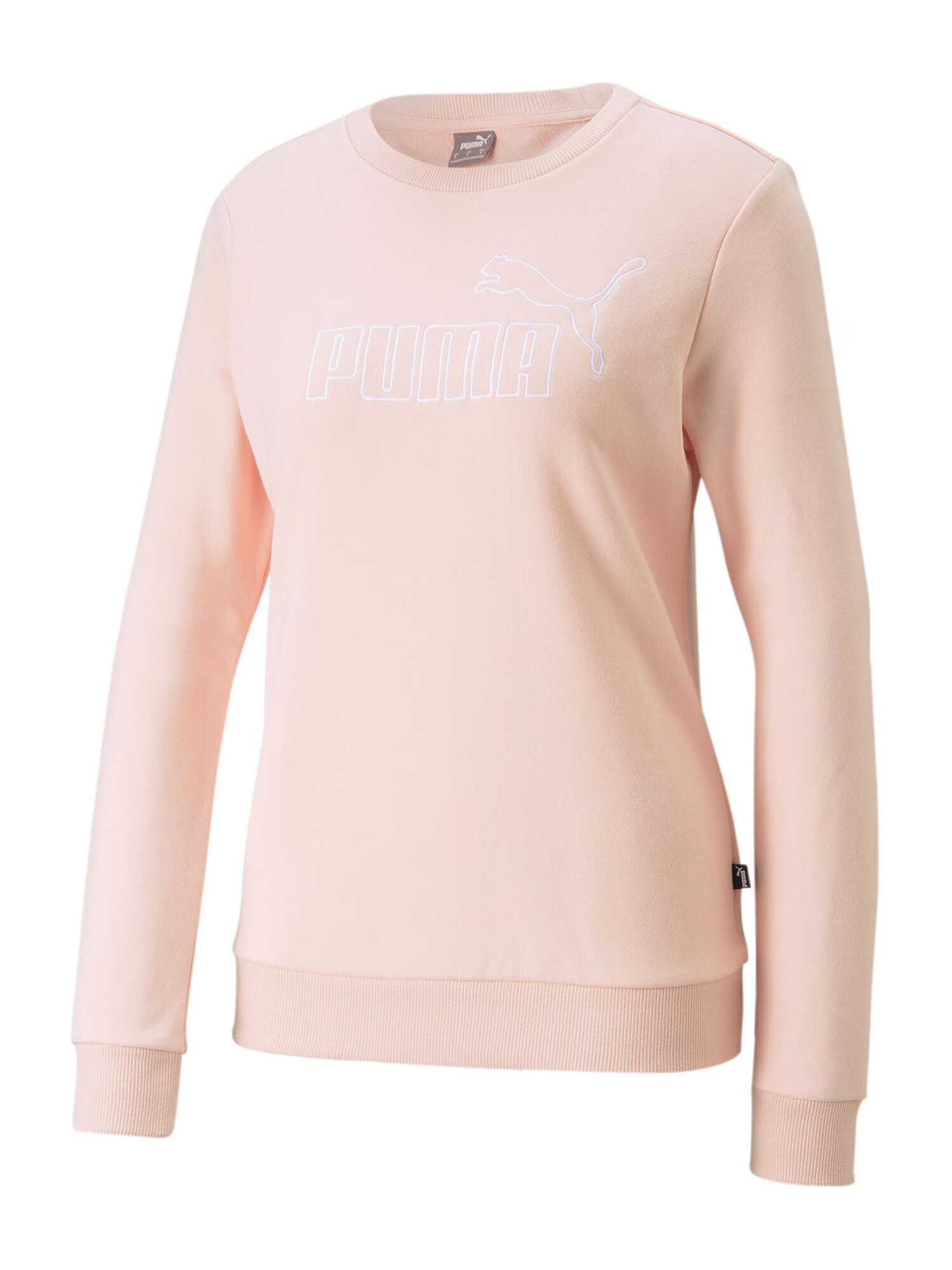 PUMA Športna majica rosé / bela - Pepit.si