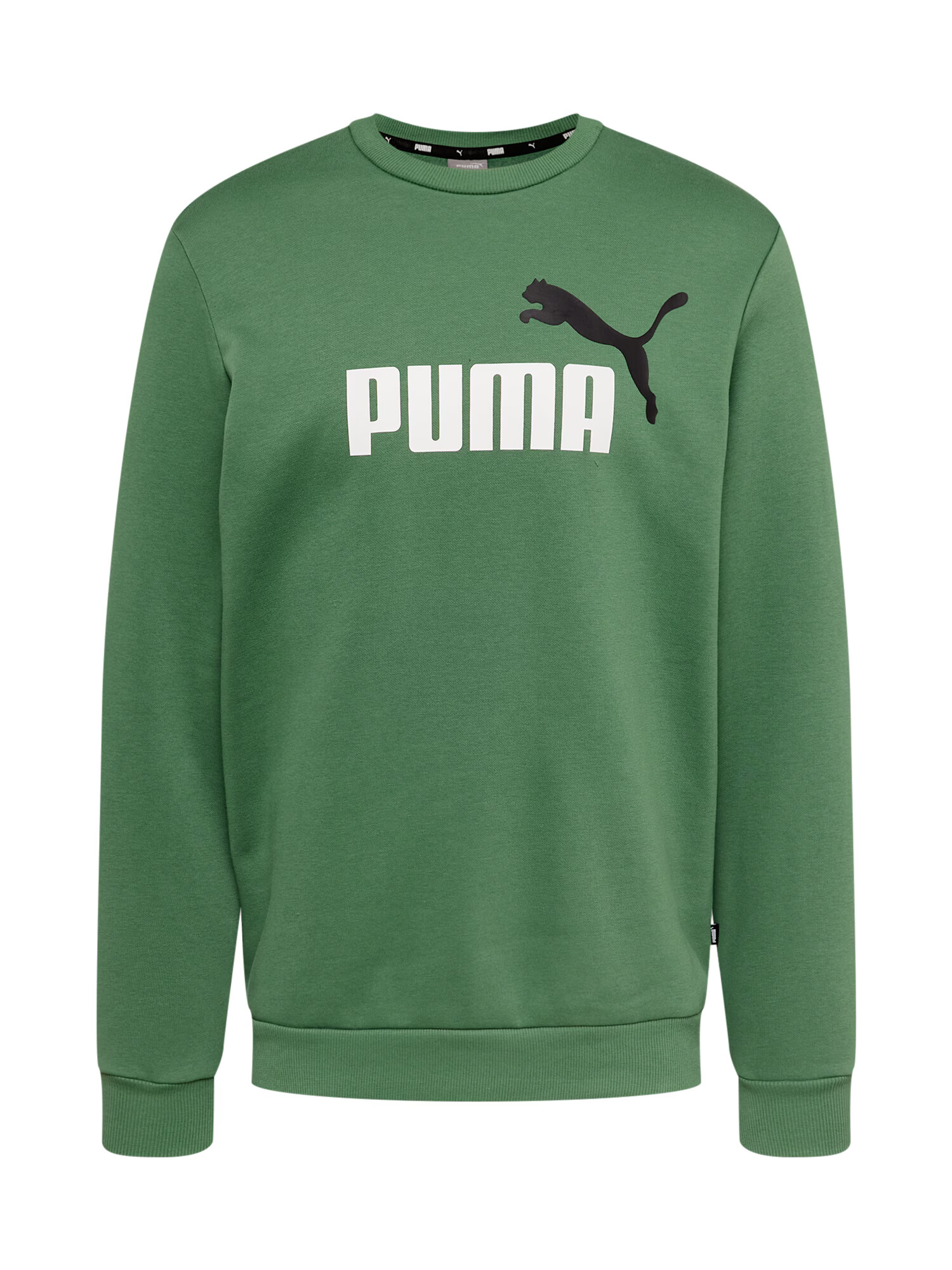 PUMA Športna majica temno zelena / črna / bela - Pepit.si