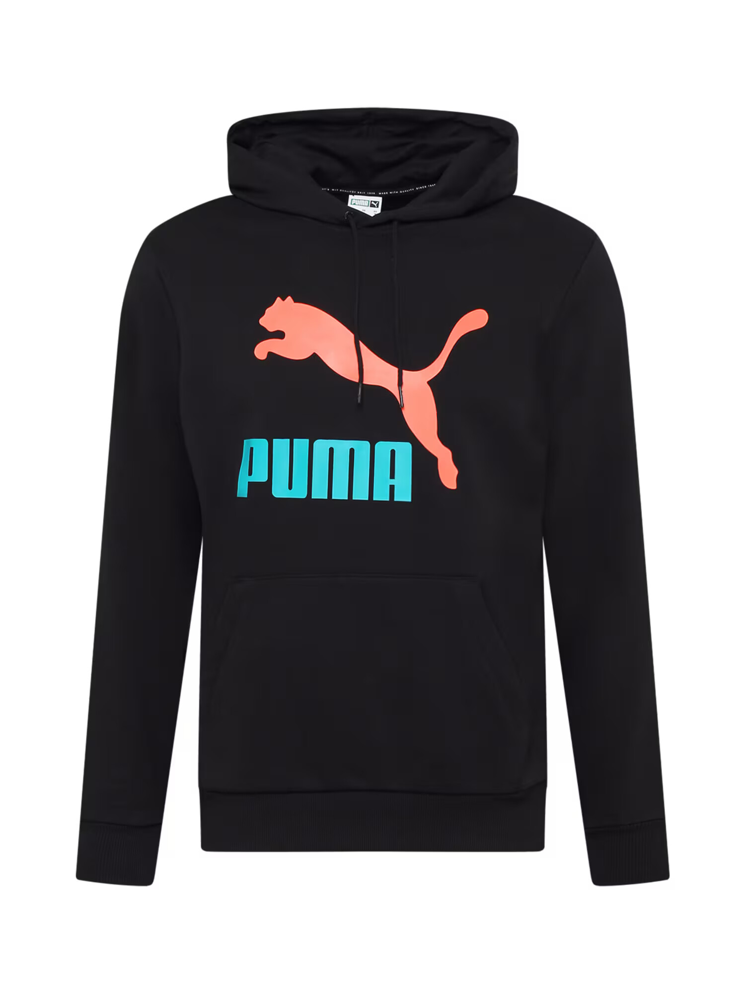 PUMA Majica voda / losos / črna - Pepit.si