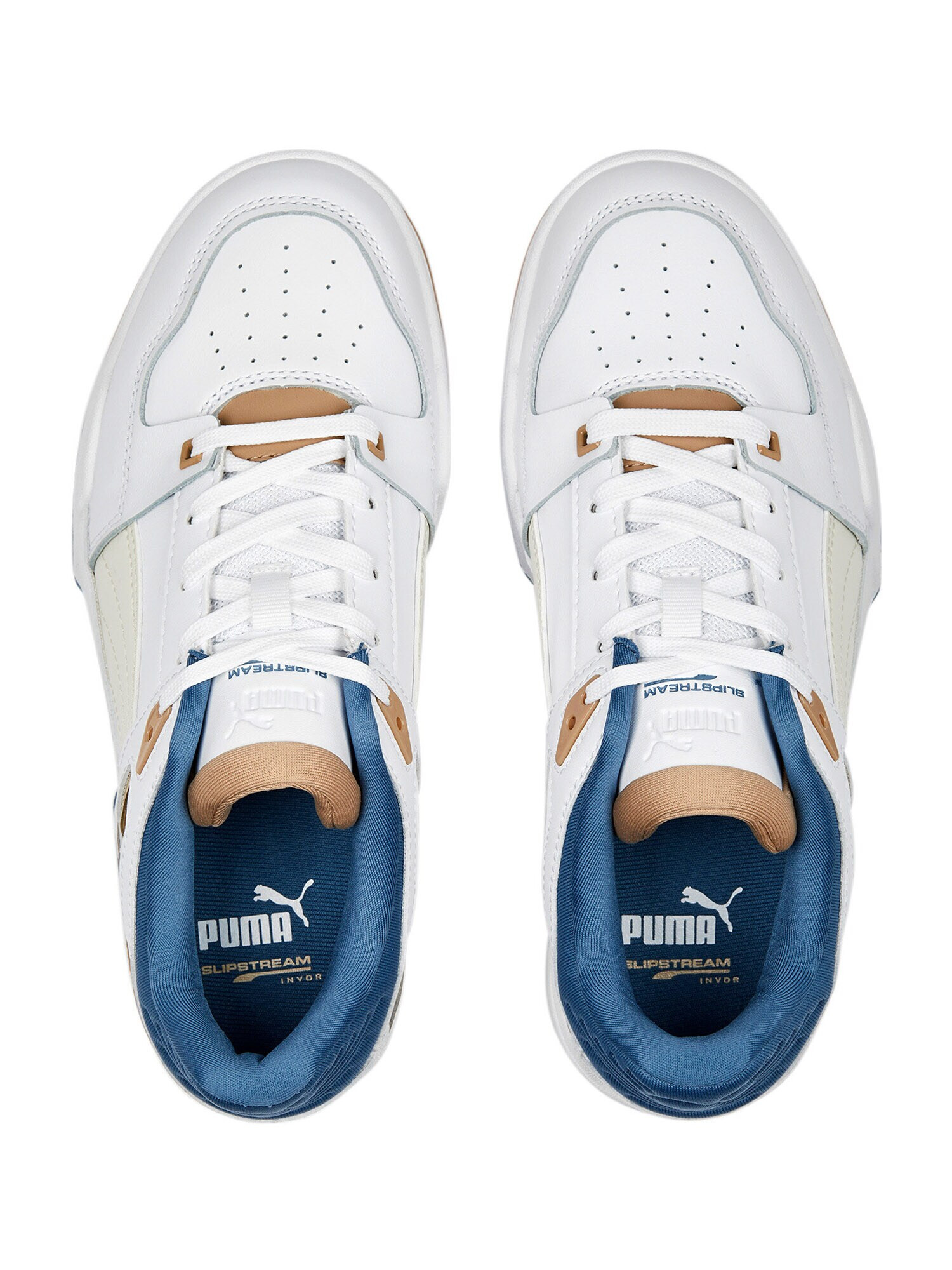 PUMA Nizke superge 'Slipstream Wns' modra / svetlo rjava / pastelno rumena / bela - Pepit.si