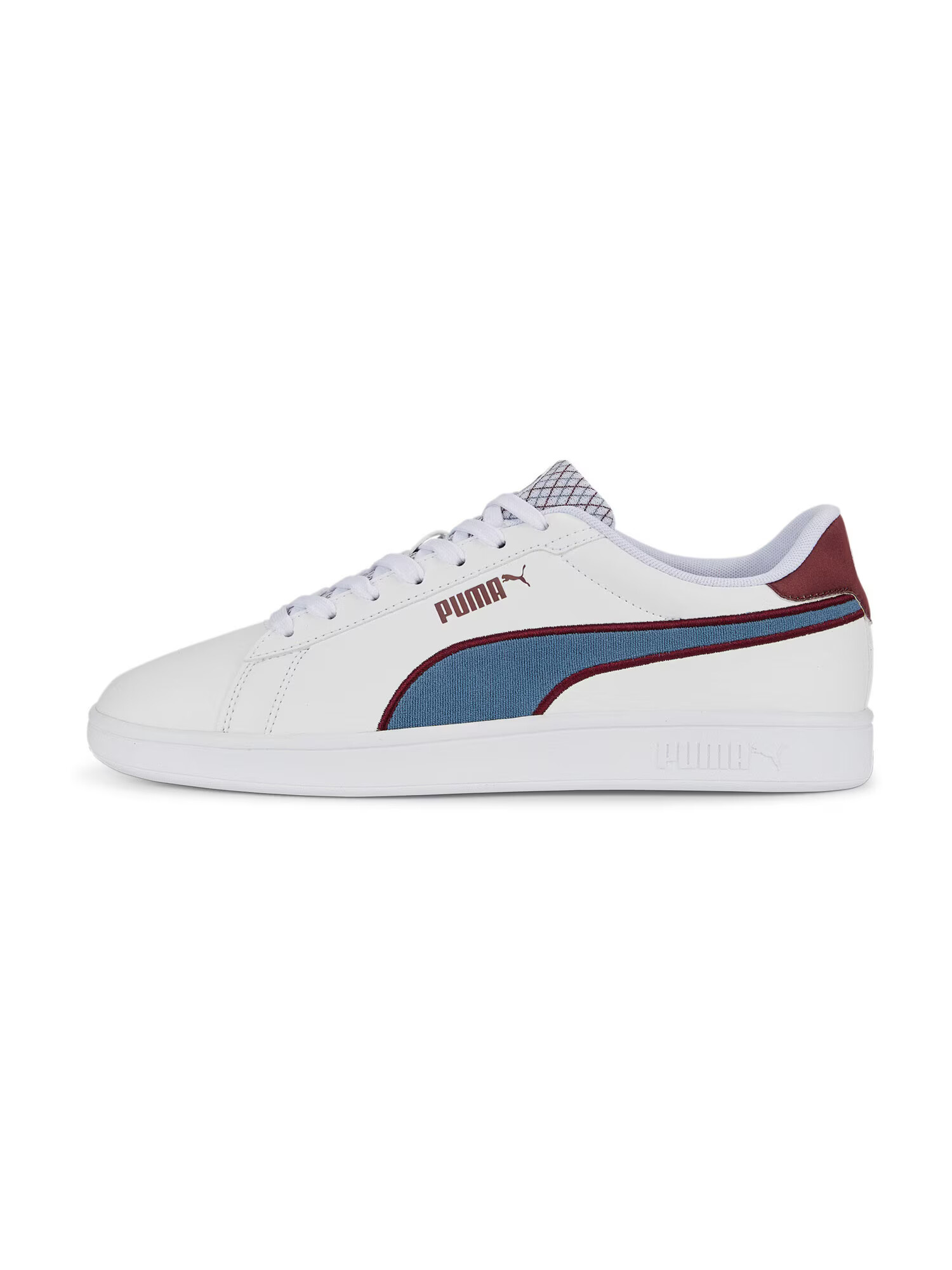 PUMA Nizke superge 'Smash 3.0' moder denim / merlot / bela - Pepit.si