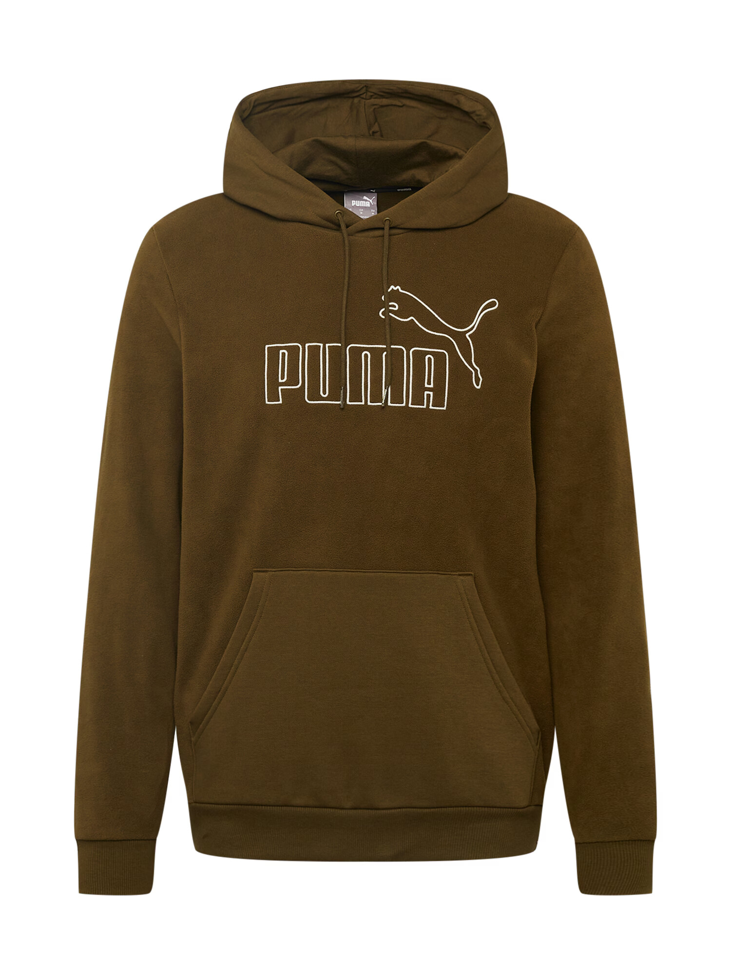 PUMA Športna majica oliva / bela - Pepit.si