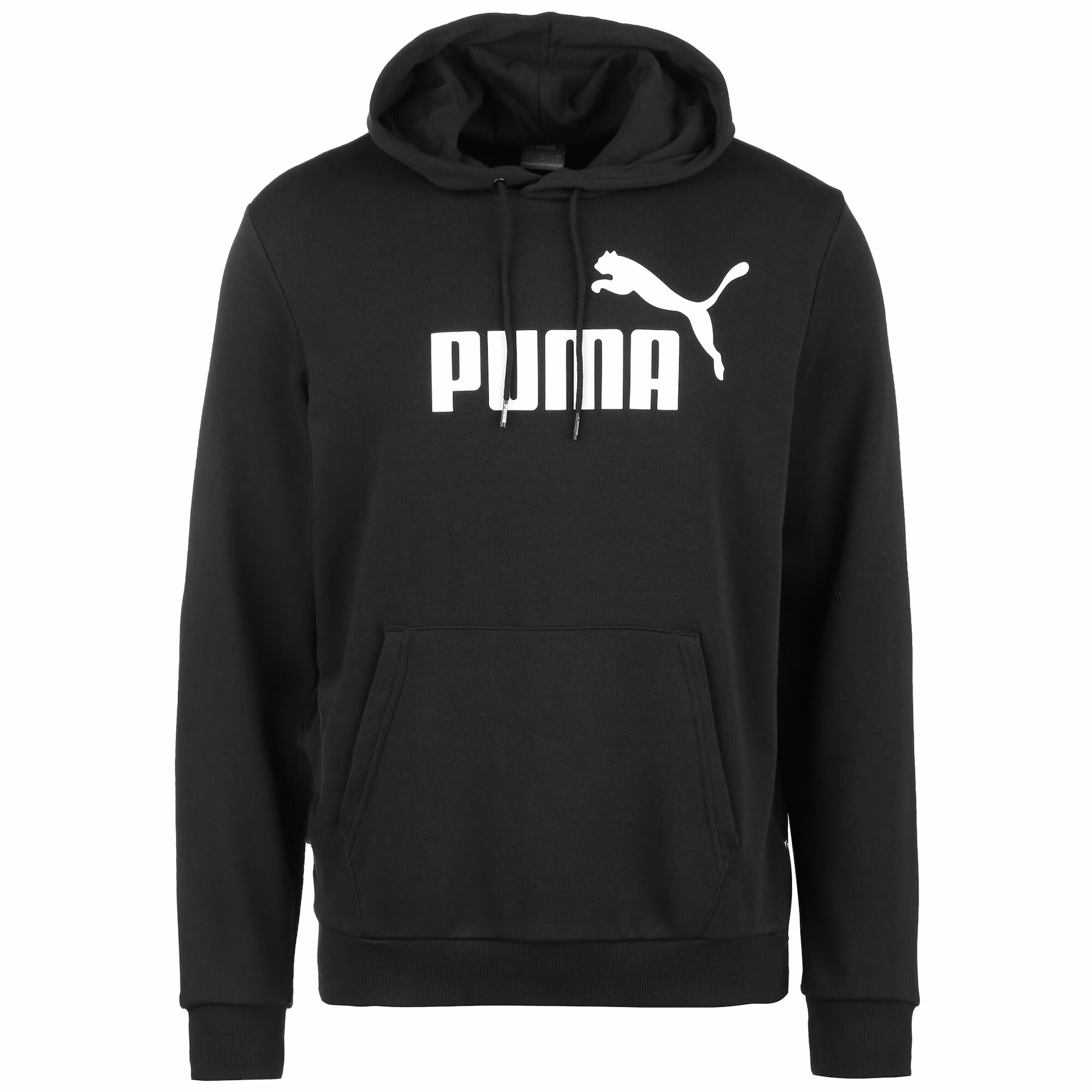 PUMA Športna majica črna / bela - Pepit.si