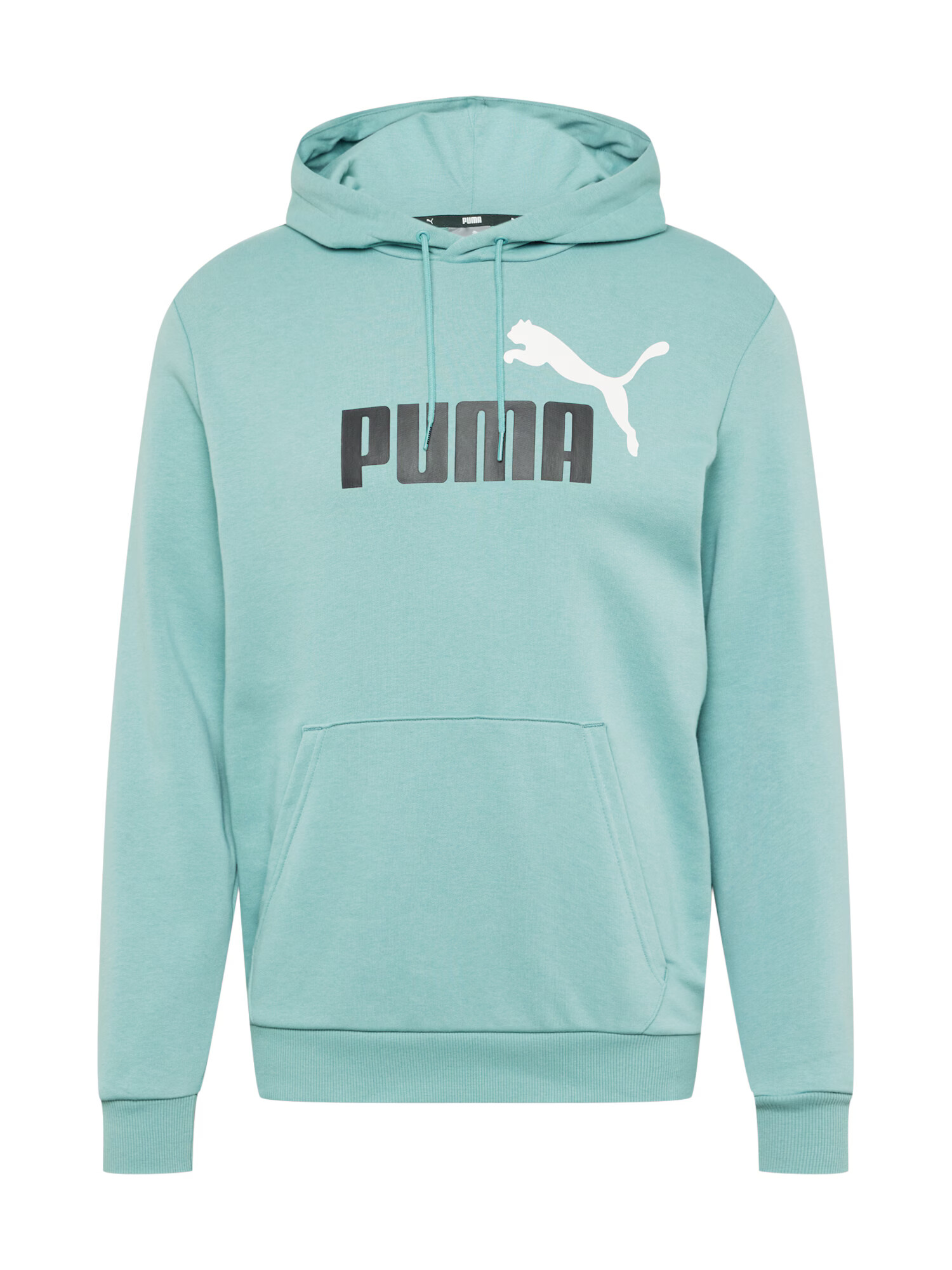 PUMA Športna majica črna / bela / pastelno modra - Pepit.si