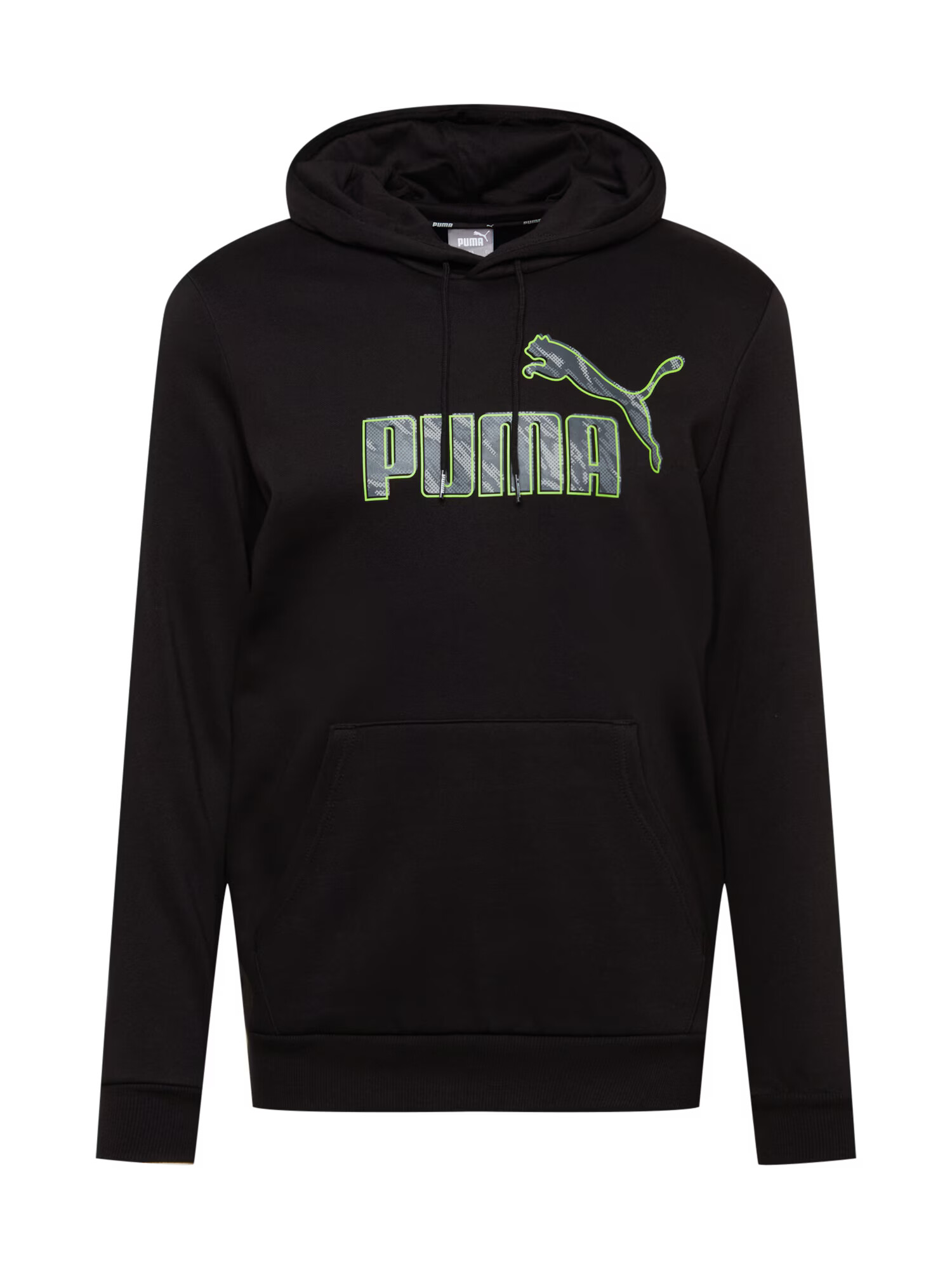 PUMA Majica črna / zelena / siva - Pepit.si