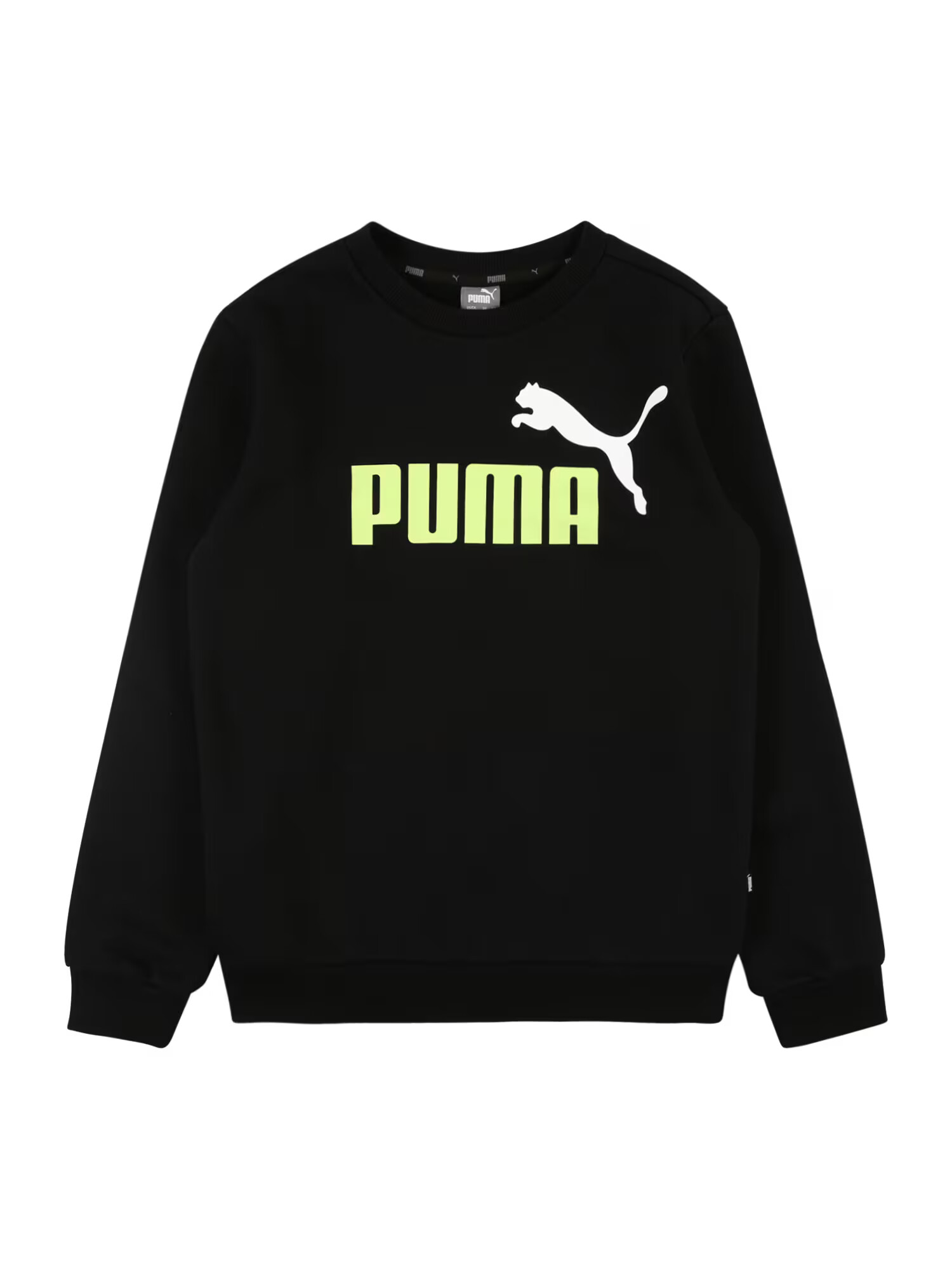 PUMA Športna majica neonsko rumena / bela / črna - Pepit.si