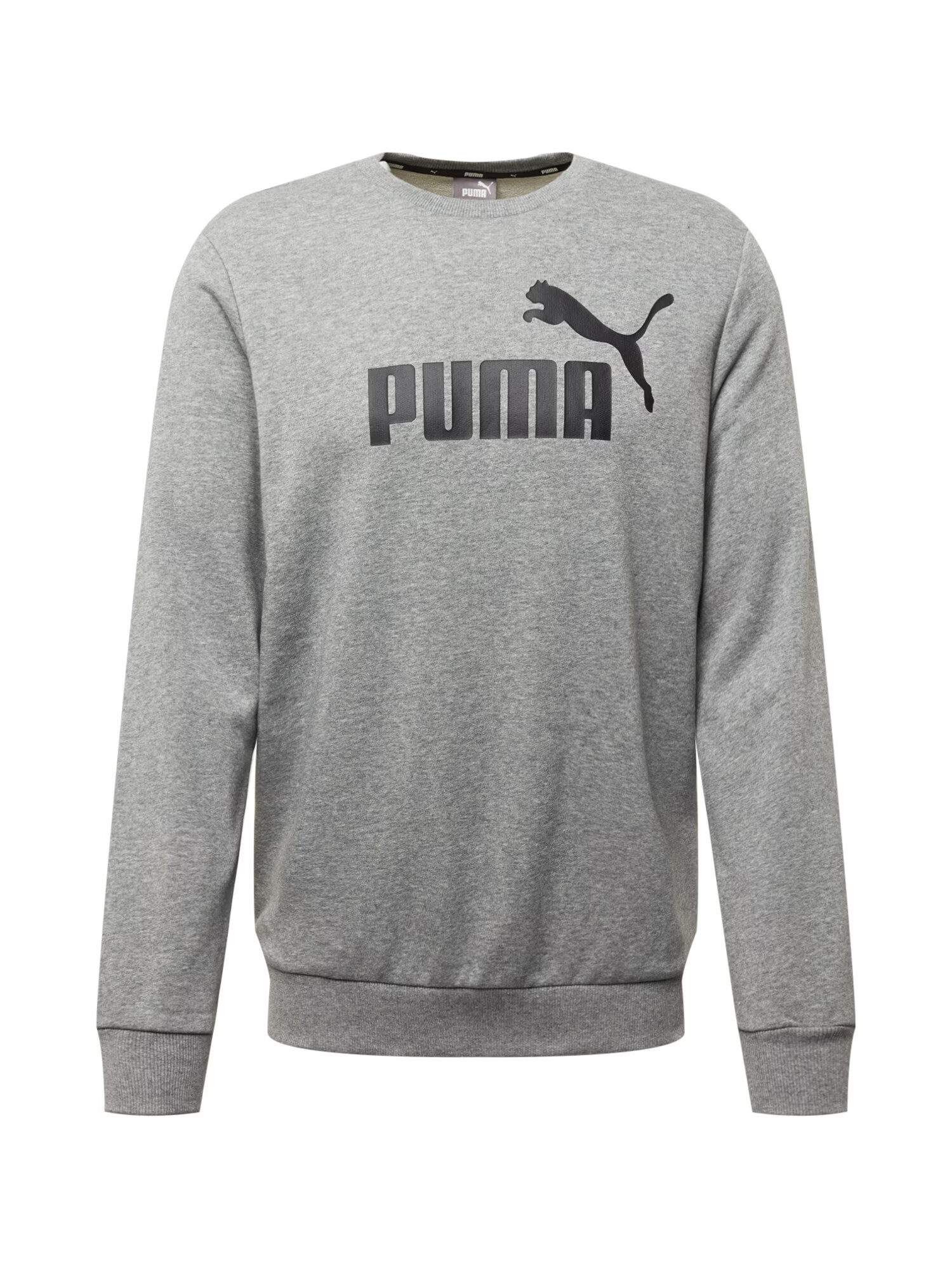 PUMA Športna majica pegasto siva / črna - Pepit.si