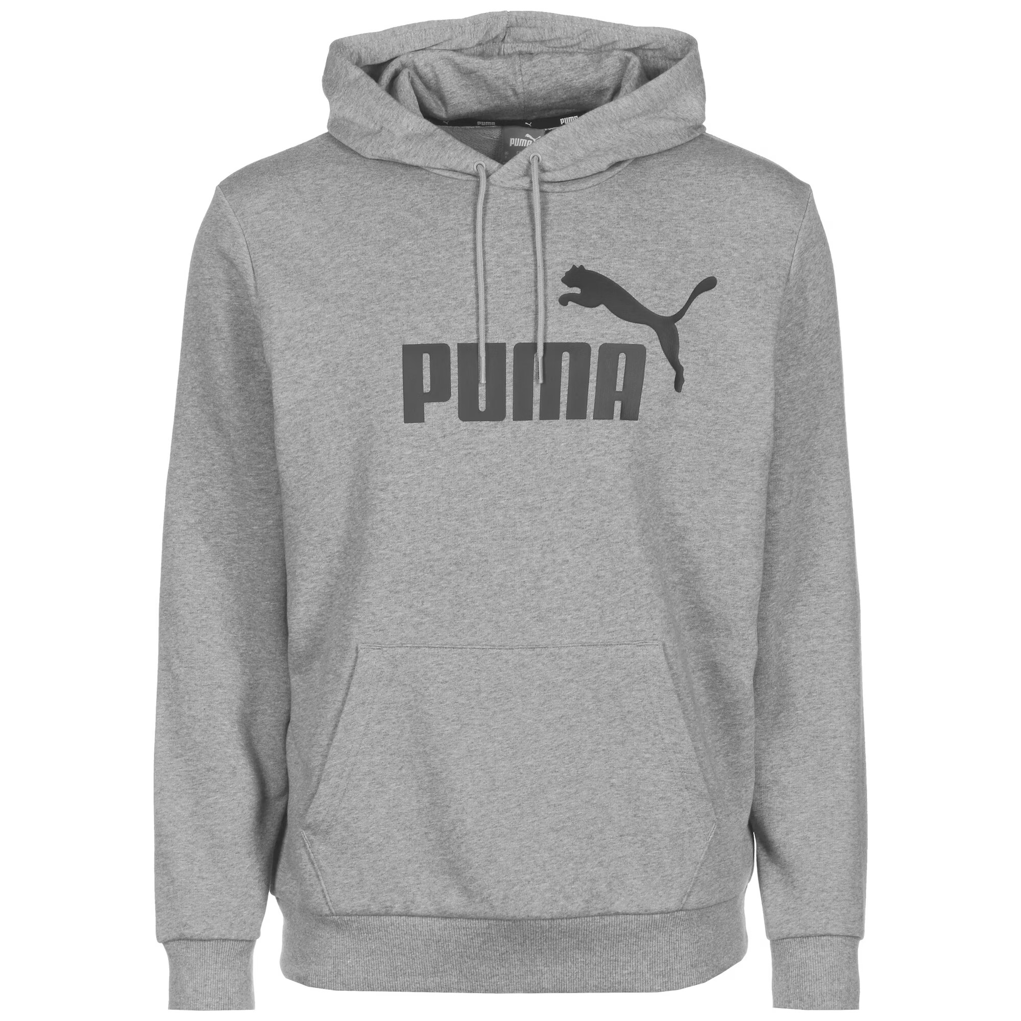 PUMA Športna majica pegasto siva / črna - Pepit.si