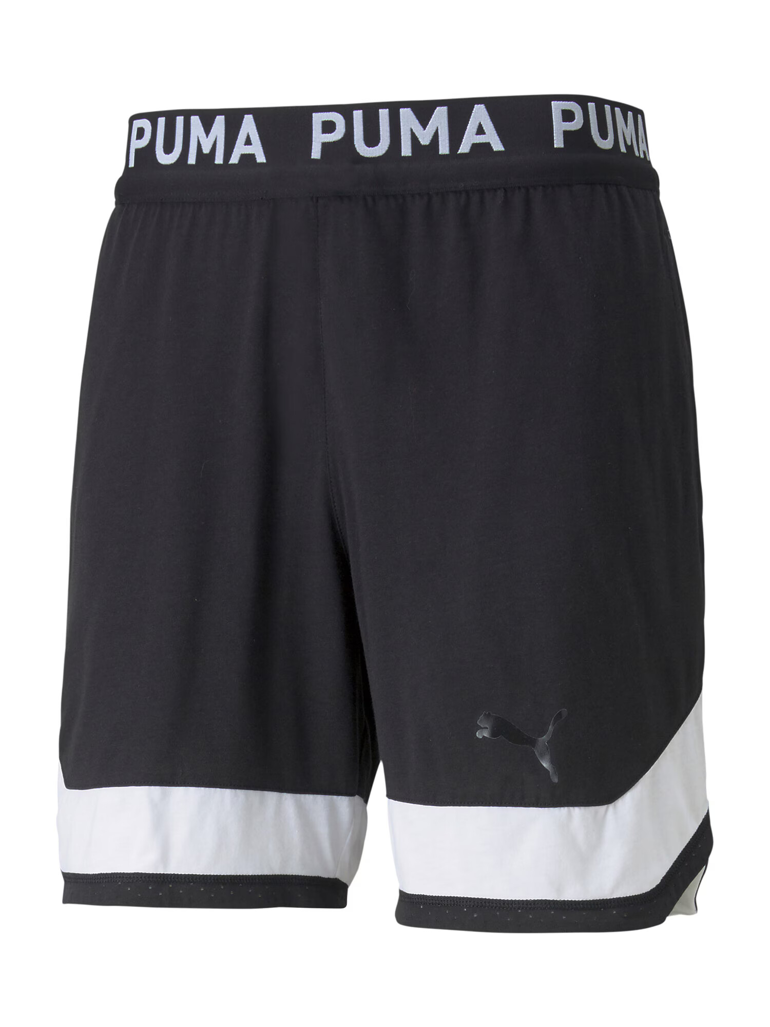 PUMA Športne hlače črna / bela - Pepit.si