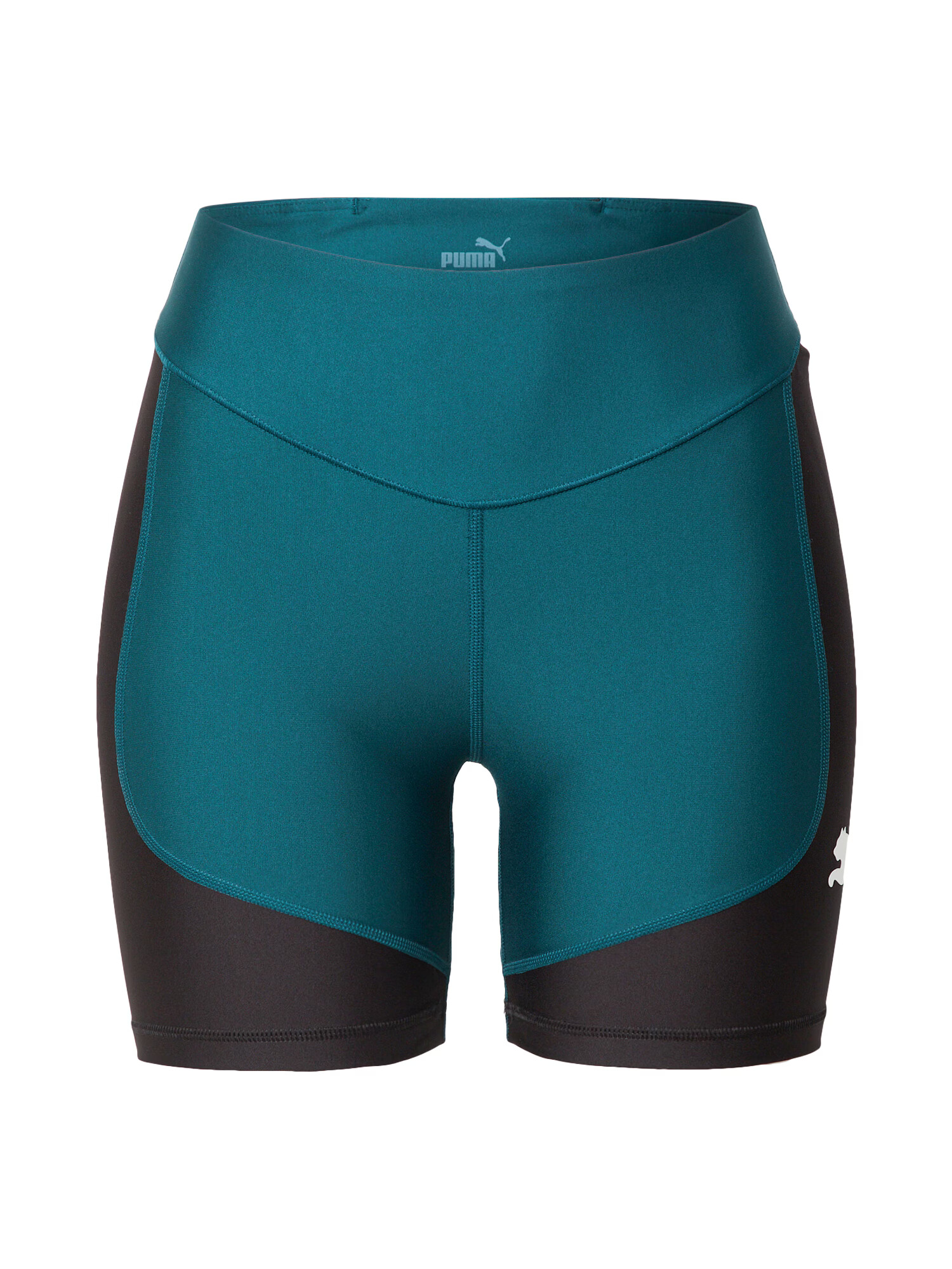 PUMA Športne hlače 'Fit Eversculpt 5" Tight Short' smaragd / črna / bela - Pepit.si