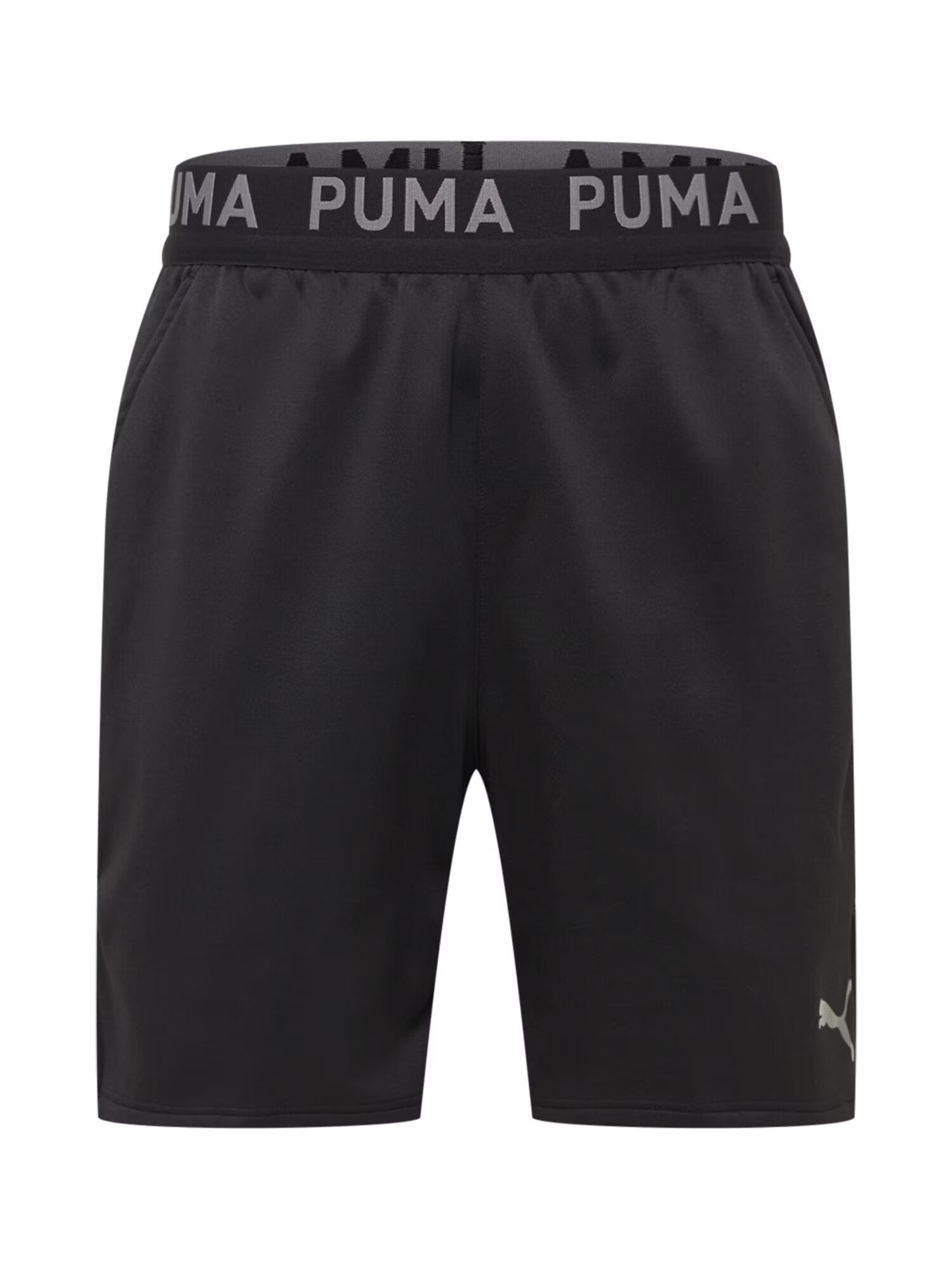 PUMA Športne hlače siva / črna - Pepit.si