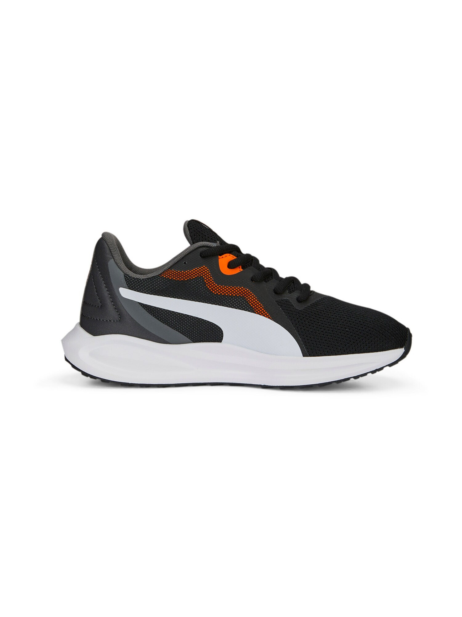 PUMA Športni čevelj 'Twitch Runner Twist' neonsko oranžna / črna / bela - Pepit.si